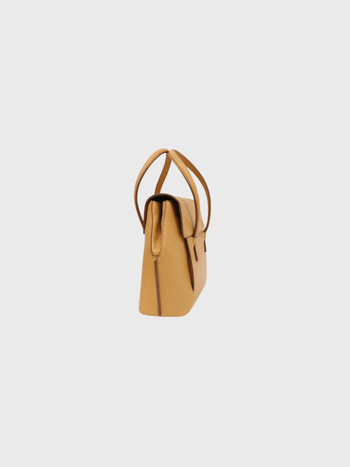 Loewe 1990s Beige Leather Logo 2Way Bag