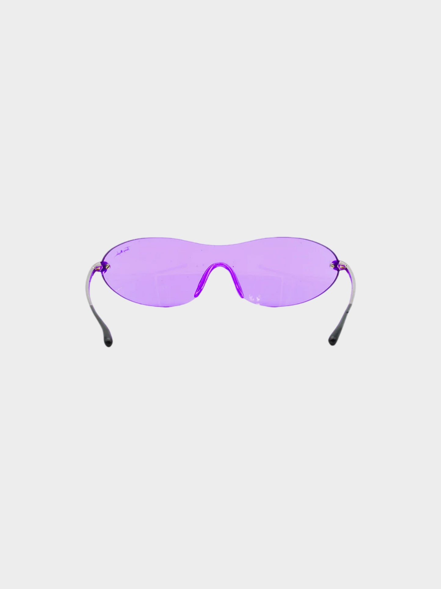 Thierry Mugler FW 2001 Purple Mono Lens Sunglasses