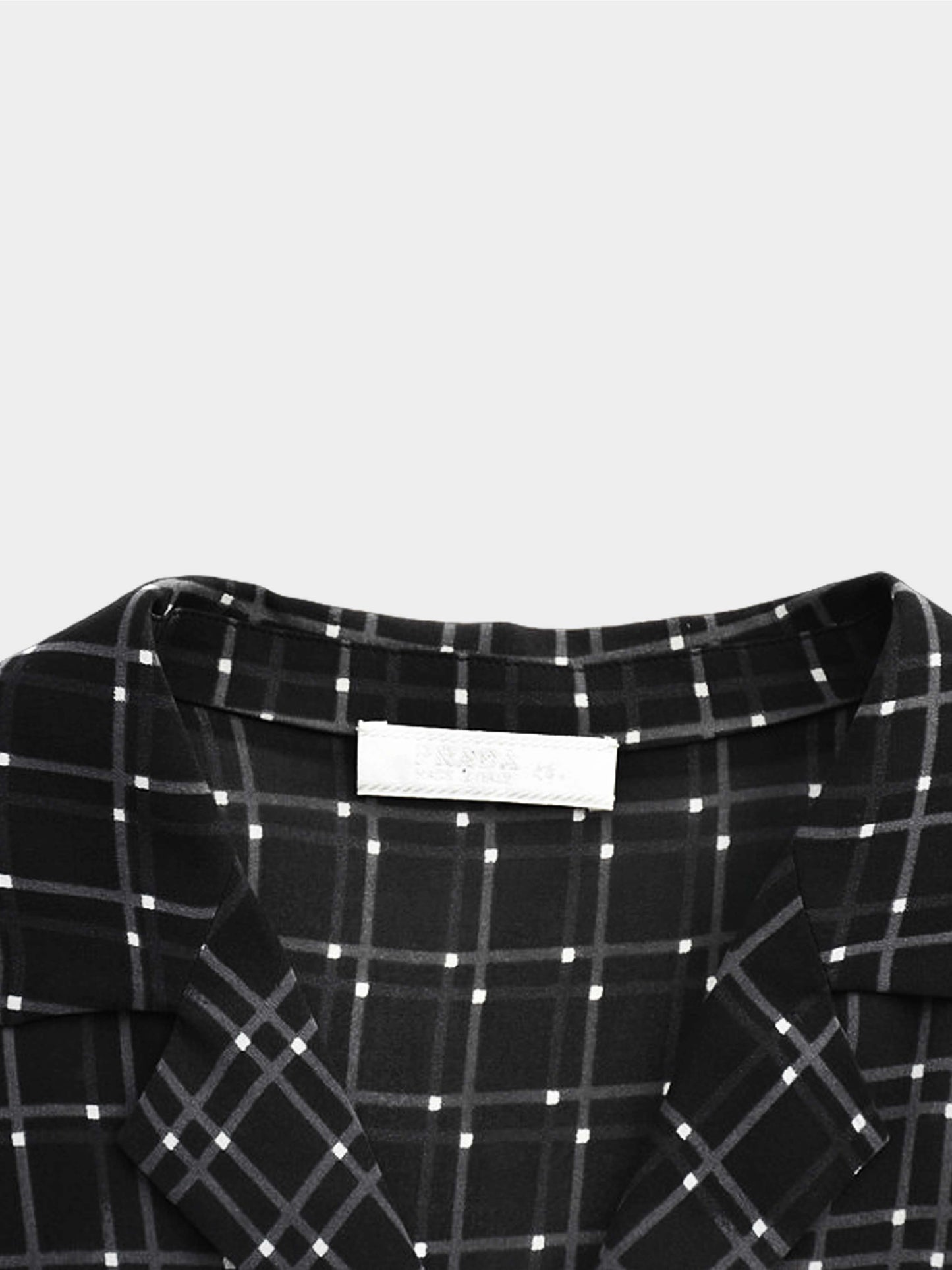 Prada SS 1999 Silk Plaid Top
