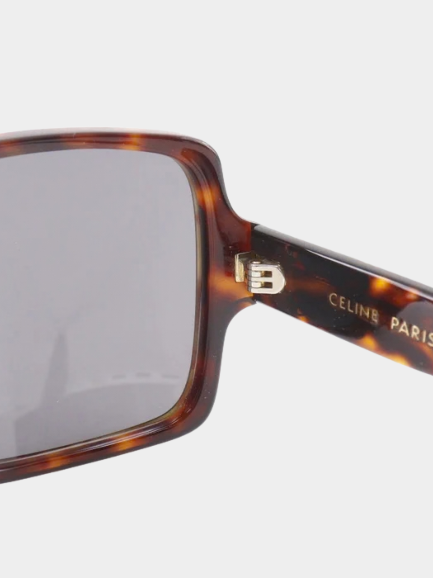 Celine 2020s Brown Plastic Triomphe Sunglasses