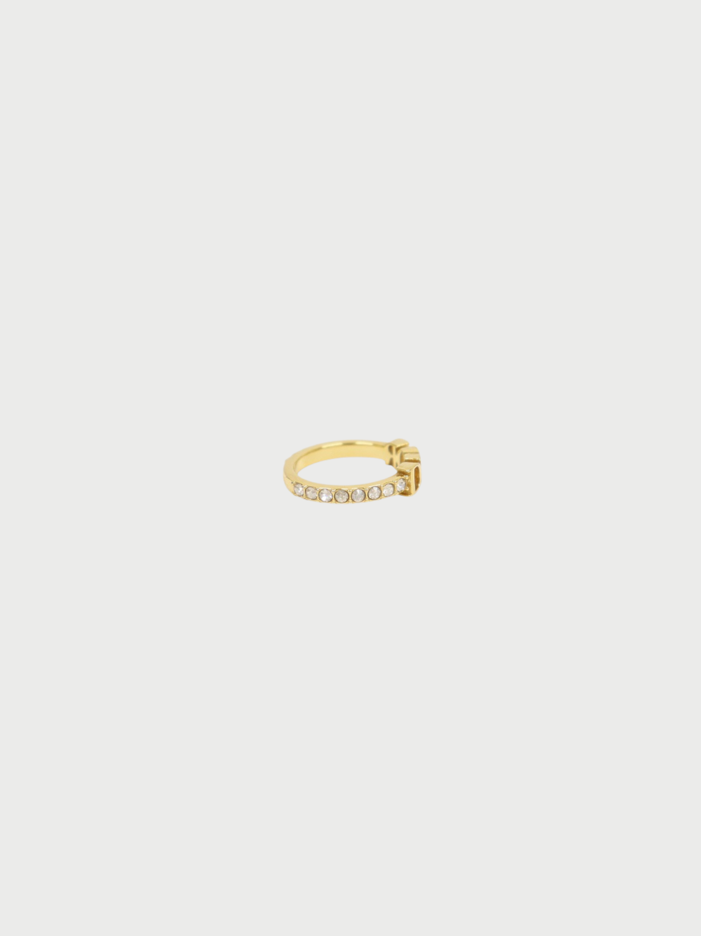 Christian Dior 2020s Gold Plated Metal Dio(r)evolution Ring
