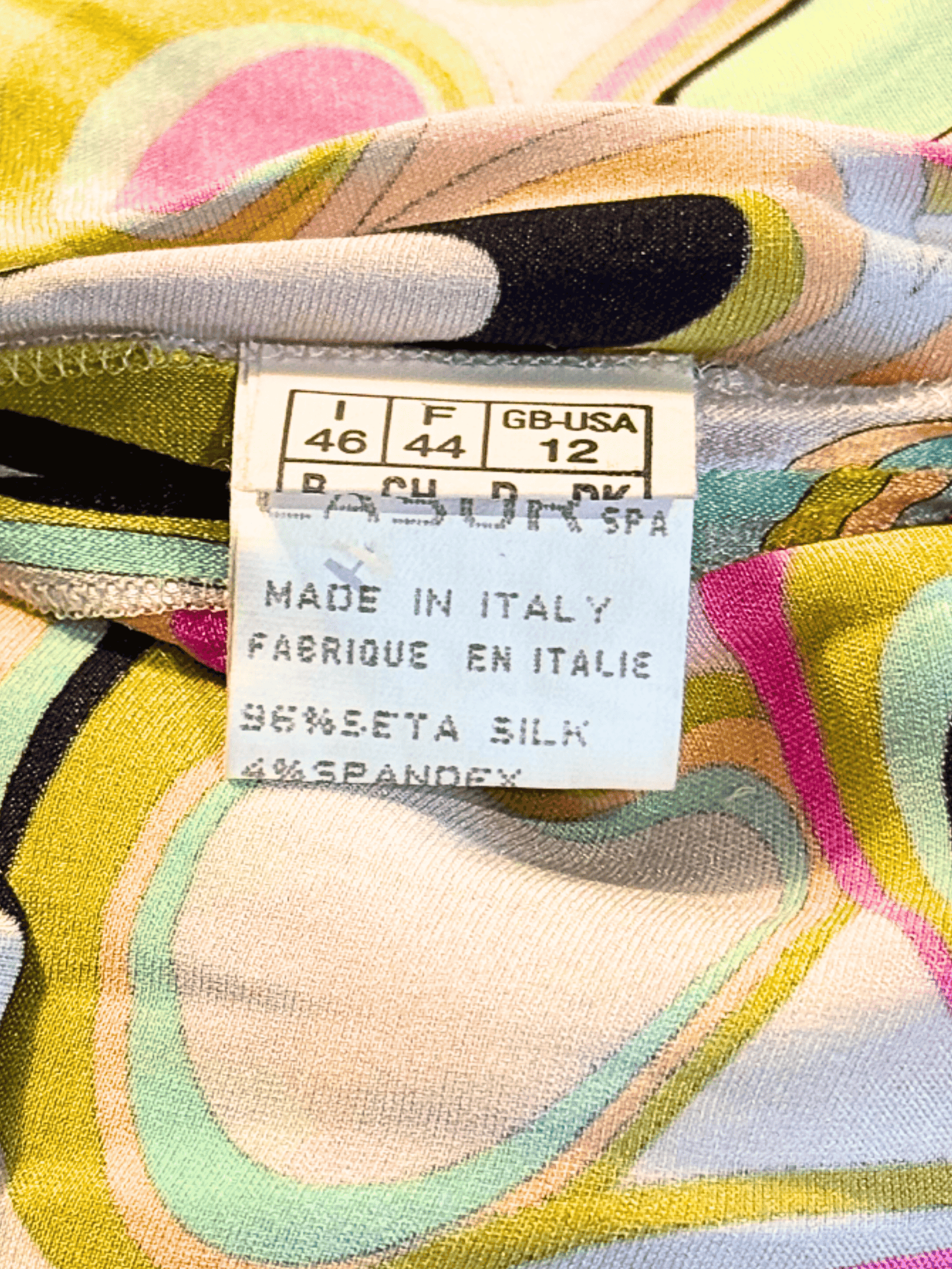 Emilio Pucci 2000s Multicoloured Graphic Flared Pants