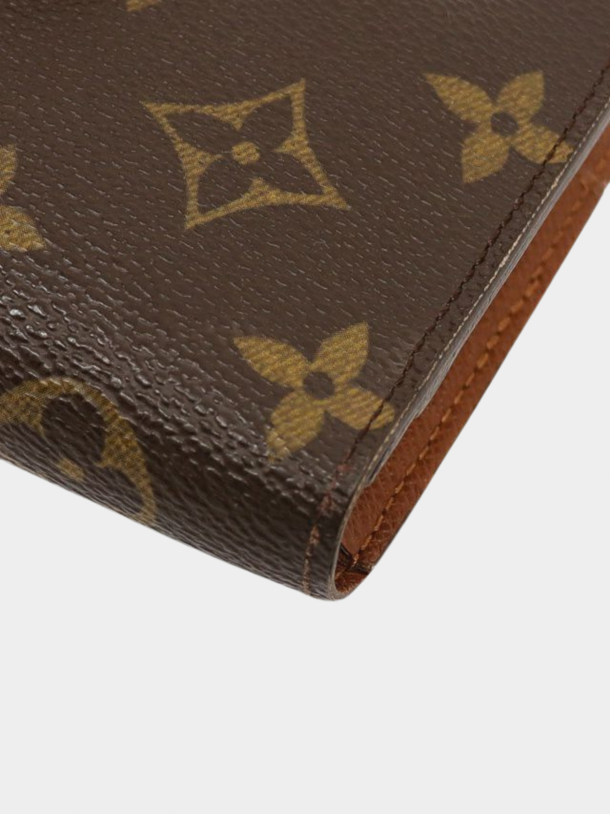 Louis Vuitton 2004 Brown Monogram Porte Monnaie Viennois Wallet