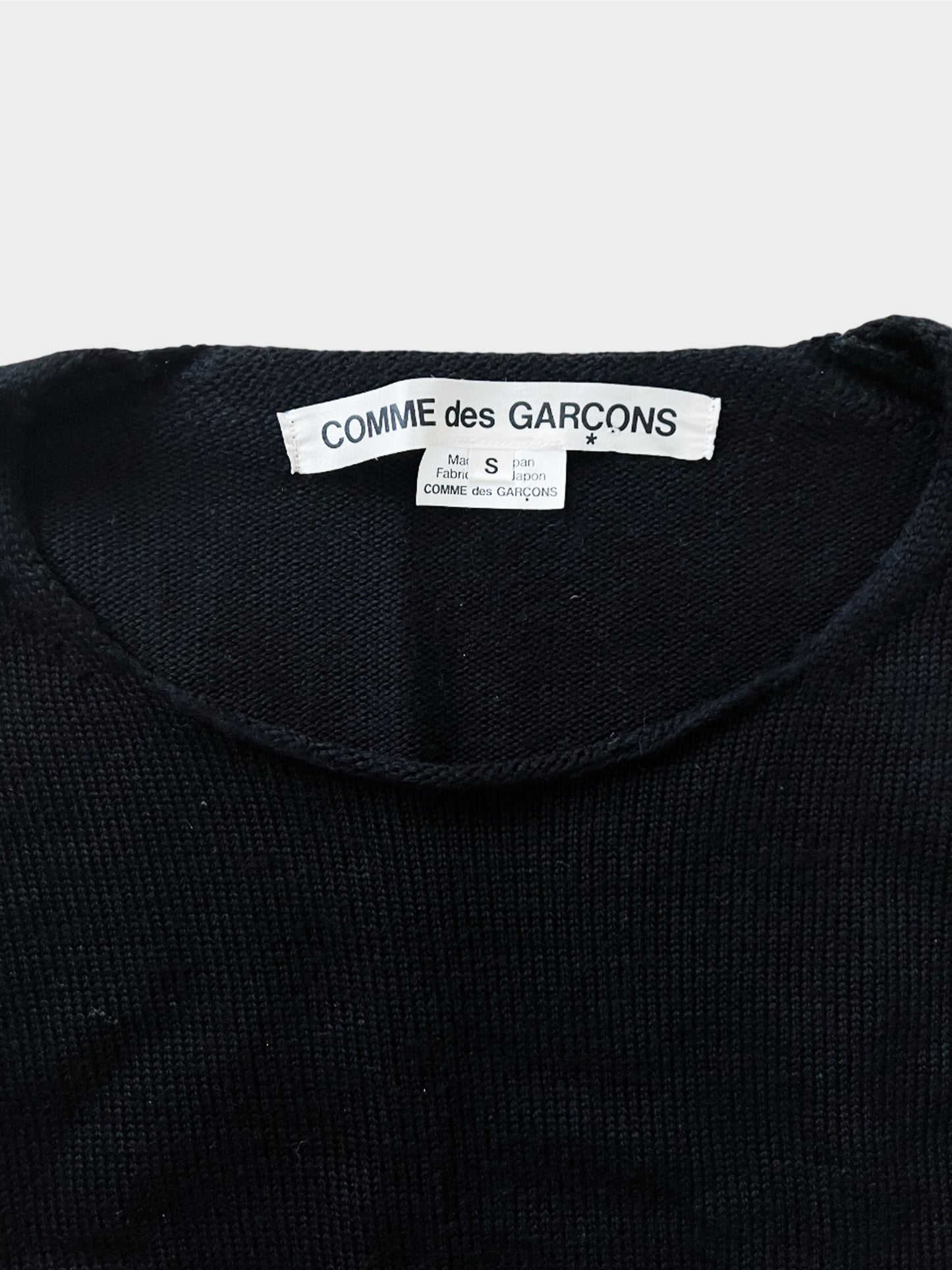 Comme des Garçons 2010s Black and Red Rubber Glove Sweater