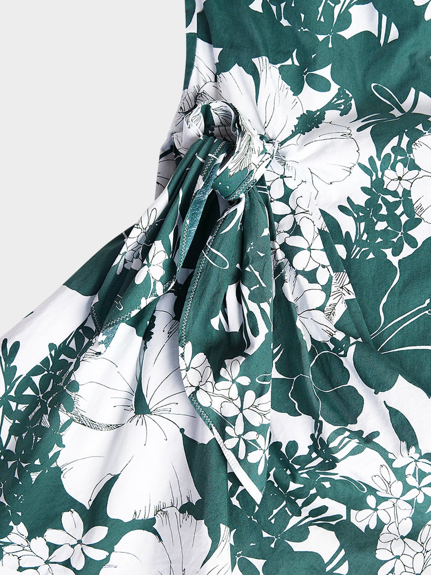 Miu Miu SS 2003 Green Floral Runway Dress