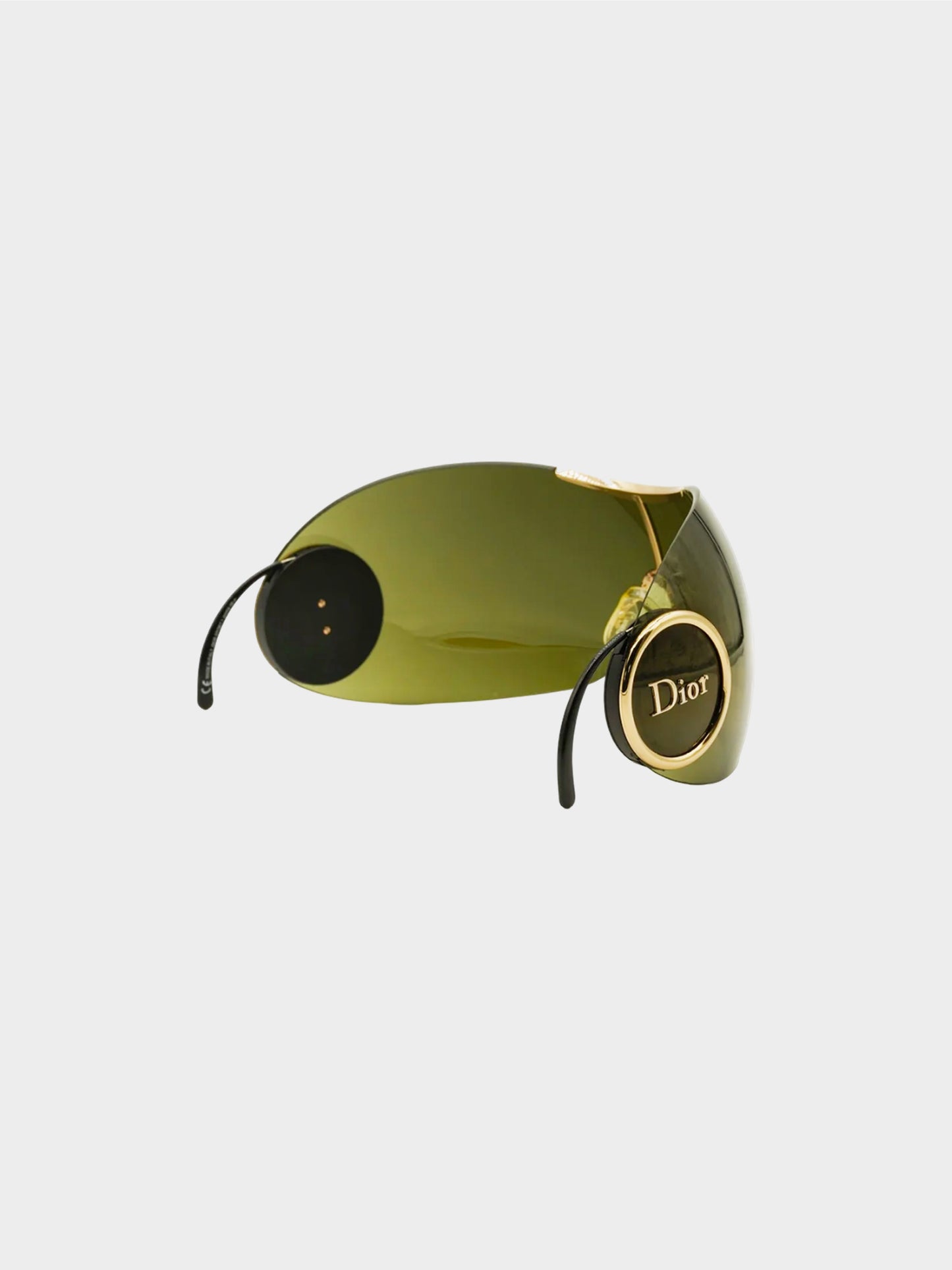 Christian Dior by John Galliano 2007 Khaki Green Sport 1 Sheild Sunglasses