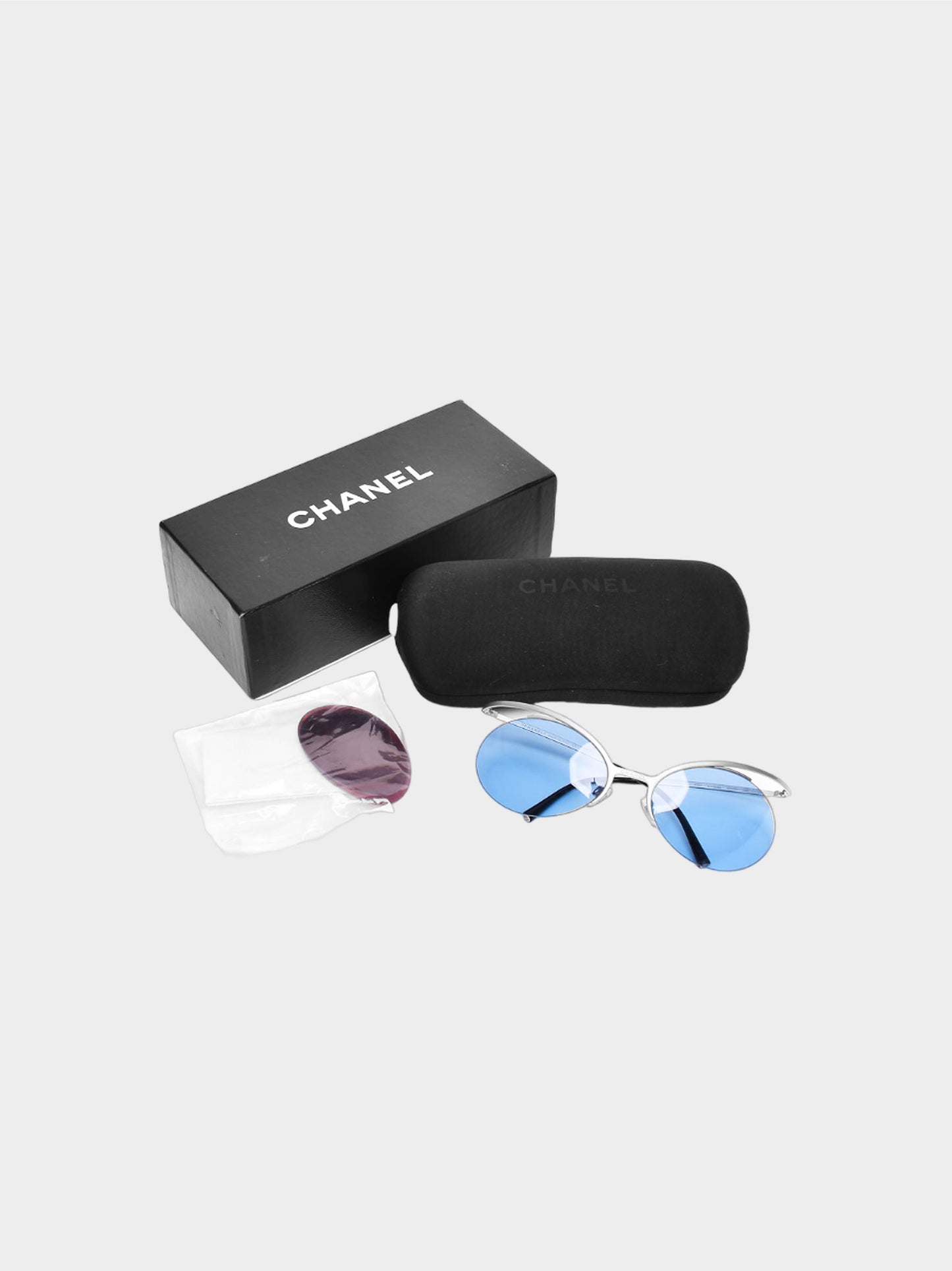 Chanel by Karl Lagerfeld SS 2000 Iconic Futuristic Sunglasses