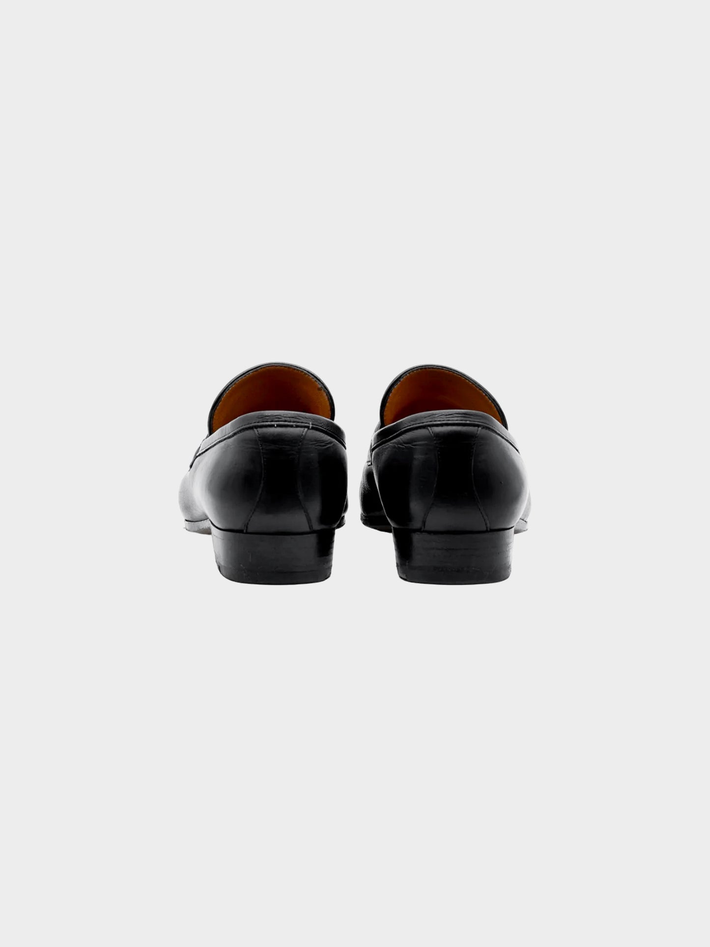 Gucci 2000s Black Leather Loafers with Tassels