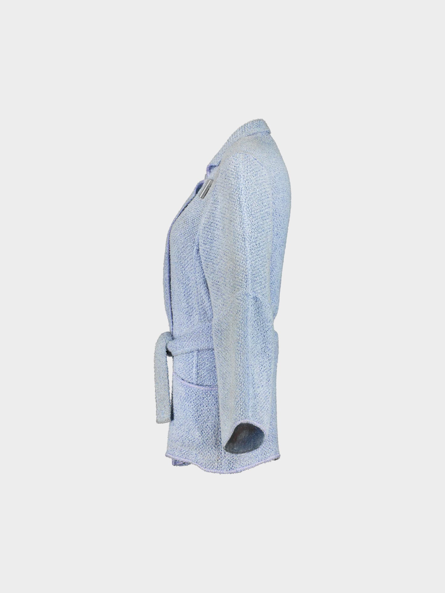 Chanel by Karl Lagerfeld Cruise 1999 Blue Robe Style Jacket