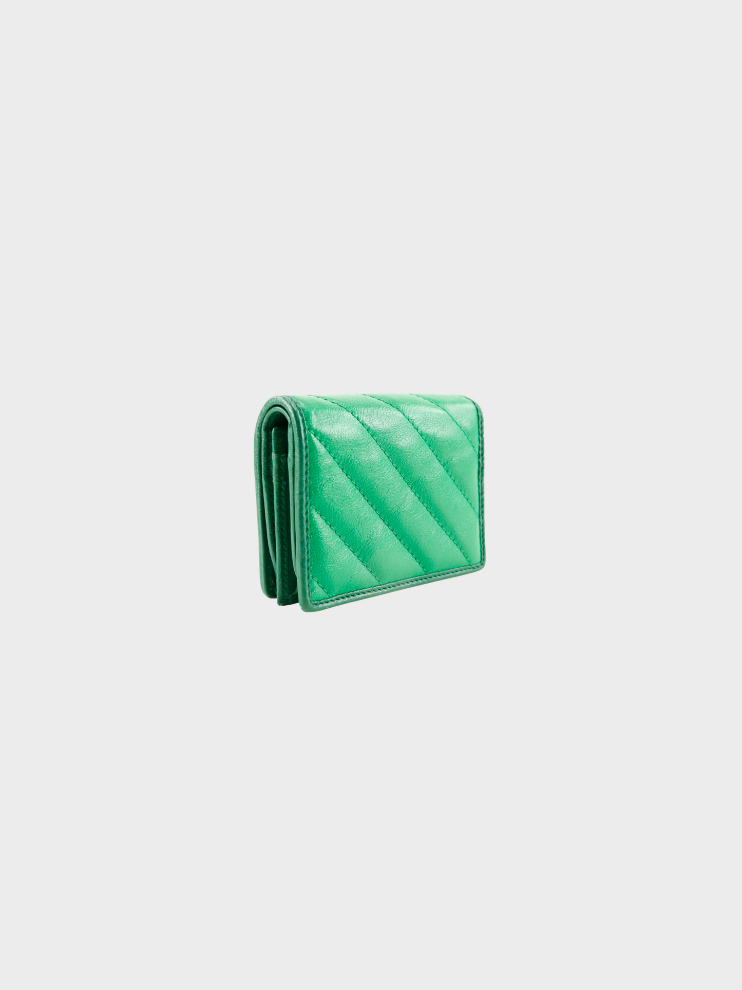 Gucci 2010s Green GG Marmont Compact Wallet