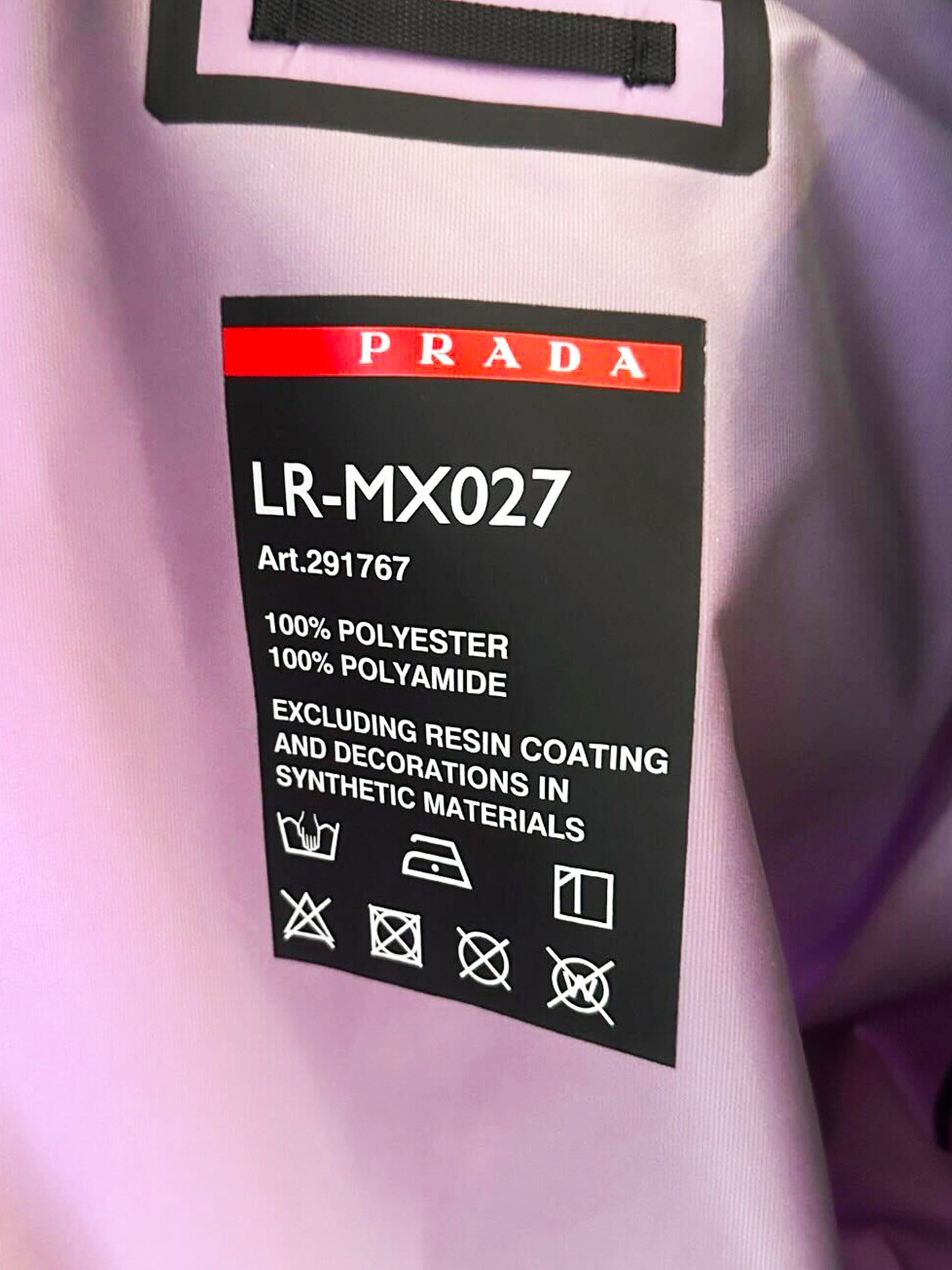Prada 2020s Purple Linea Rossa Jacket
