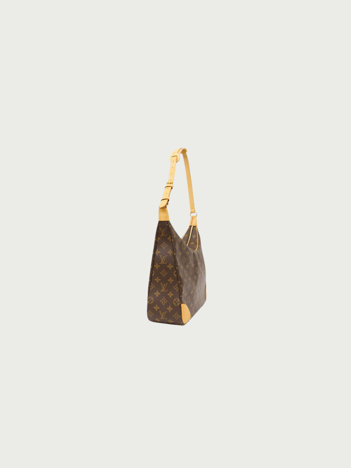 Louis Vuitton 2000 Brown Monogram PVC Leather Boulogne 30 Bag