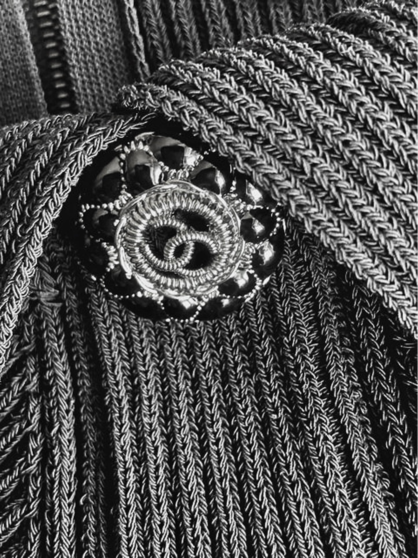 Chanel 2010s Black Sleeveless Knitted Top