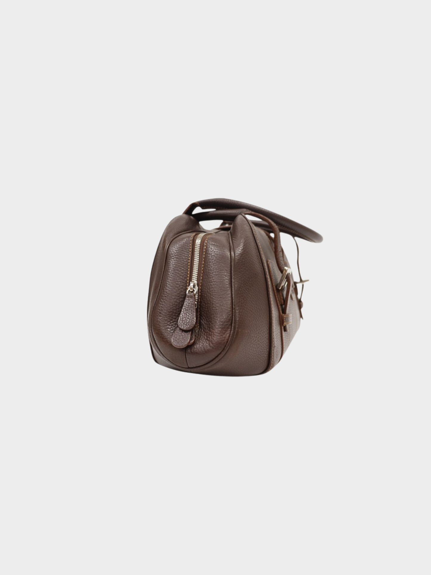 Loewe 2000s Brown Leather Senda Bag