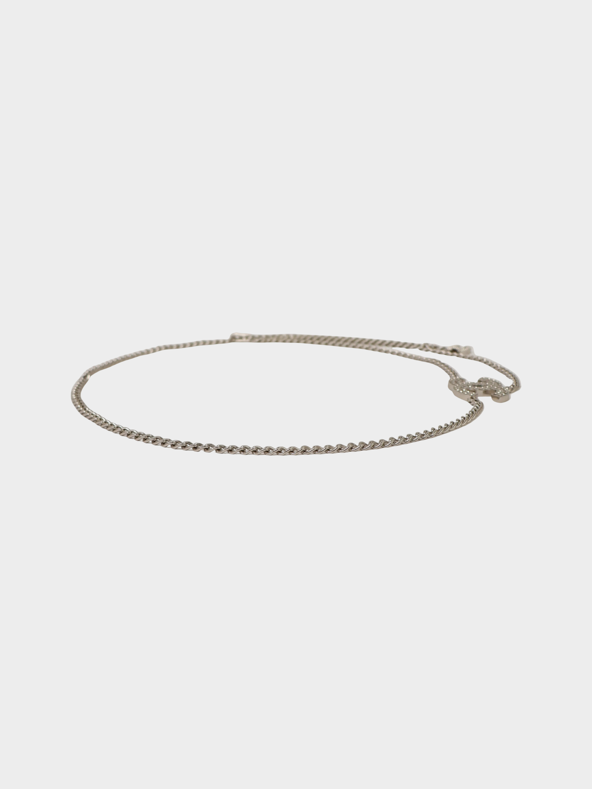 Chanel 2003 Silver Coco Chain Belt