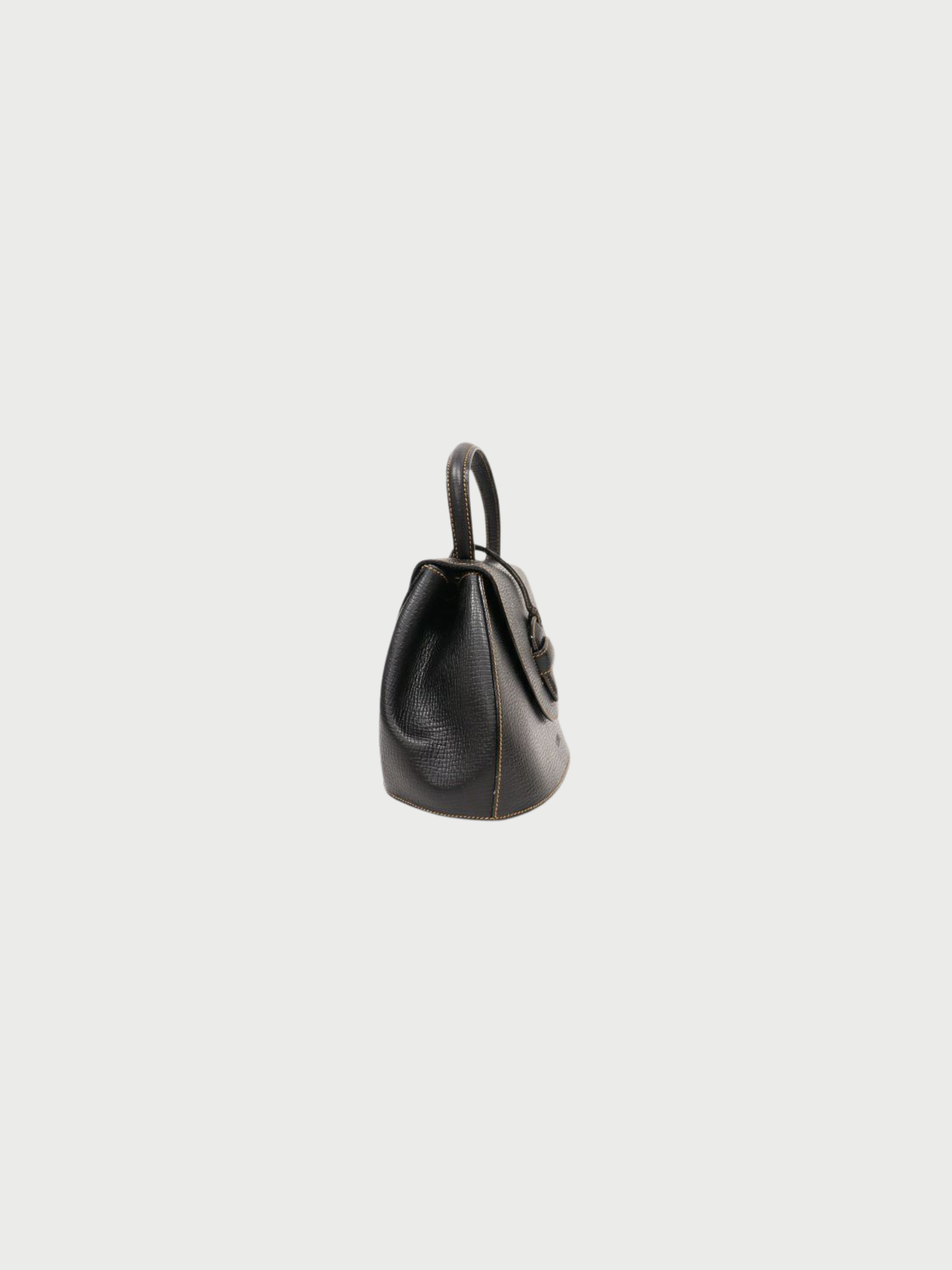 Loewe 1990s Black Leather Barcelona Handbag