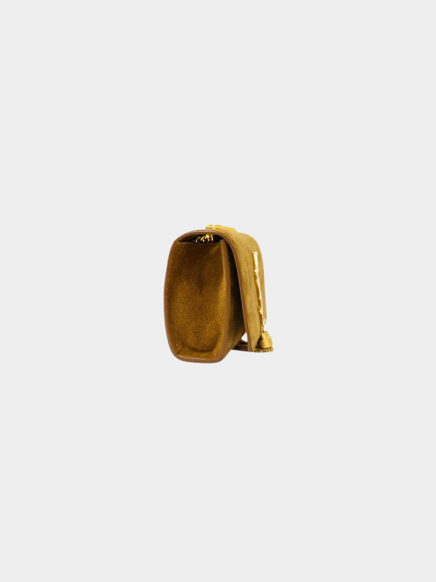 Yves Saint Laurent 2010s Camel Suede Kate Tassel Bag