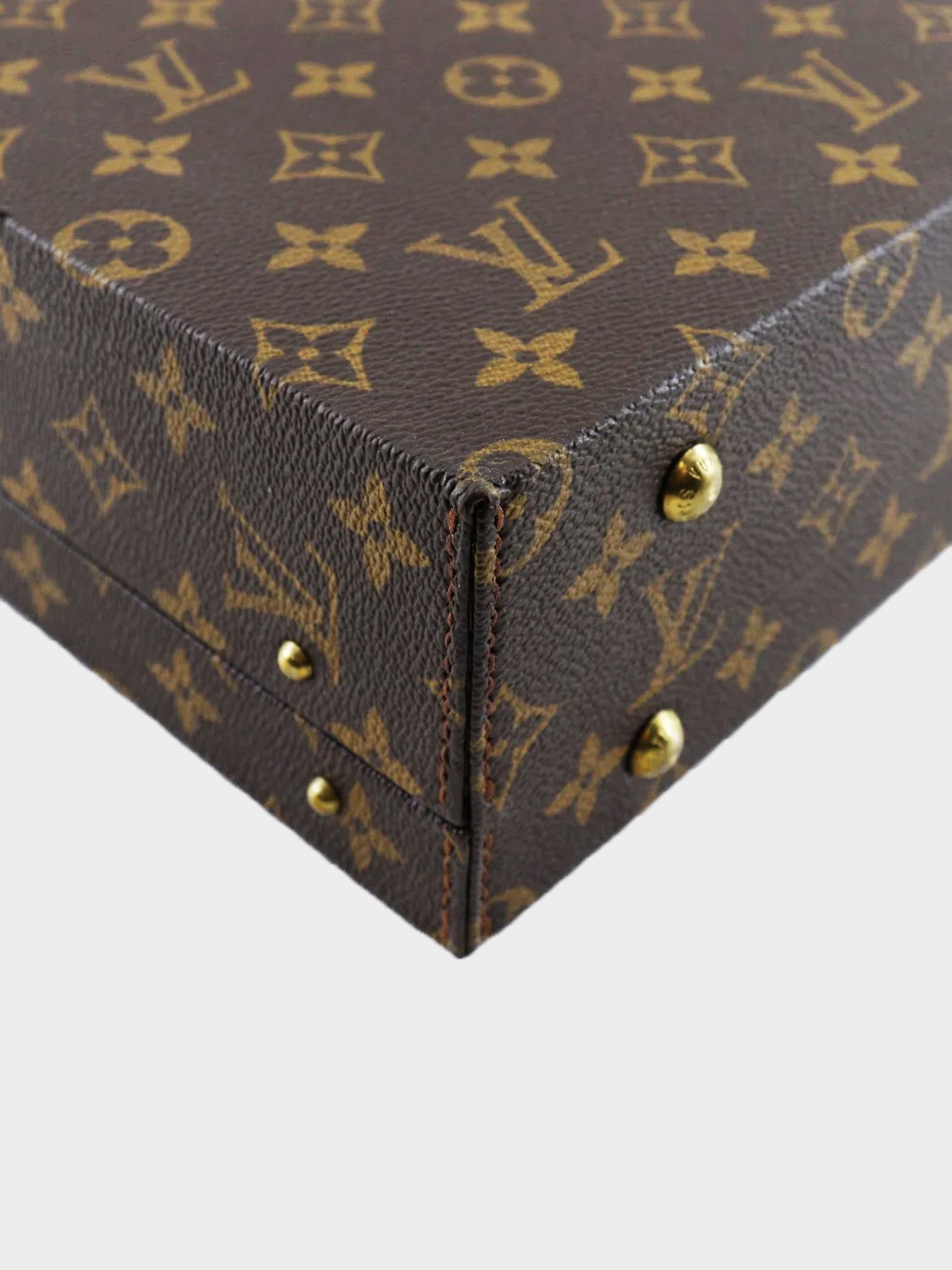 Louis Vuitton 1990s Brown Monogram Briefcase