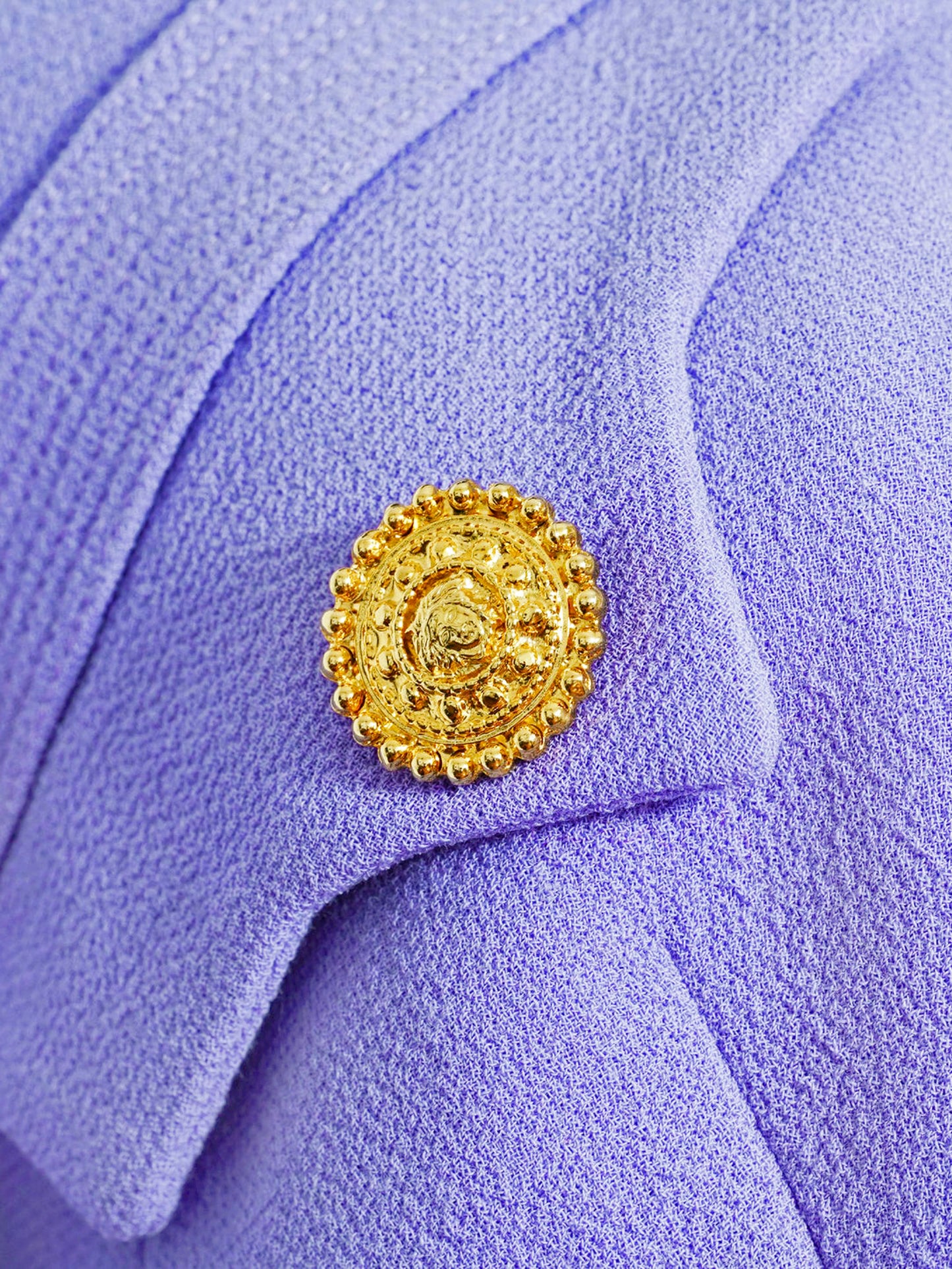 Gianni Versace FW 1992 Lilac Virgin Wool Jacket and Skirt Set