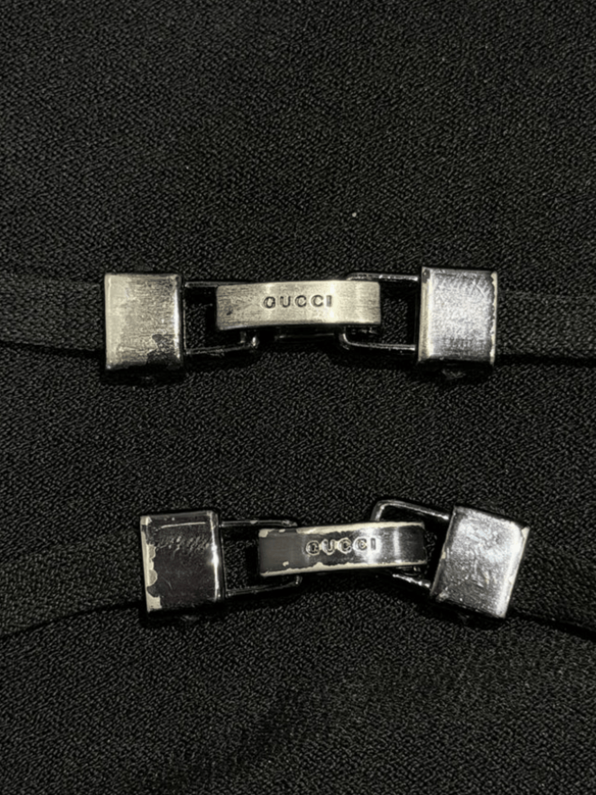 Gucci SS 1998 by Tom Ford Black Buckled Tank Top