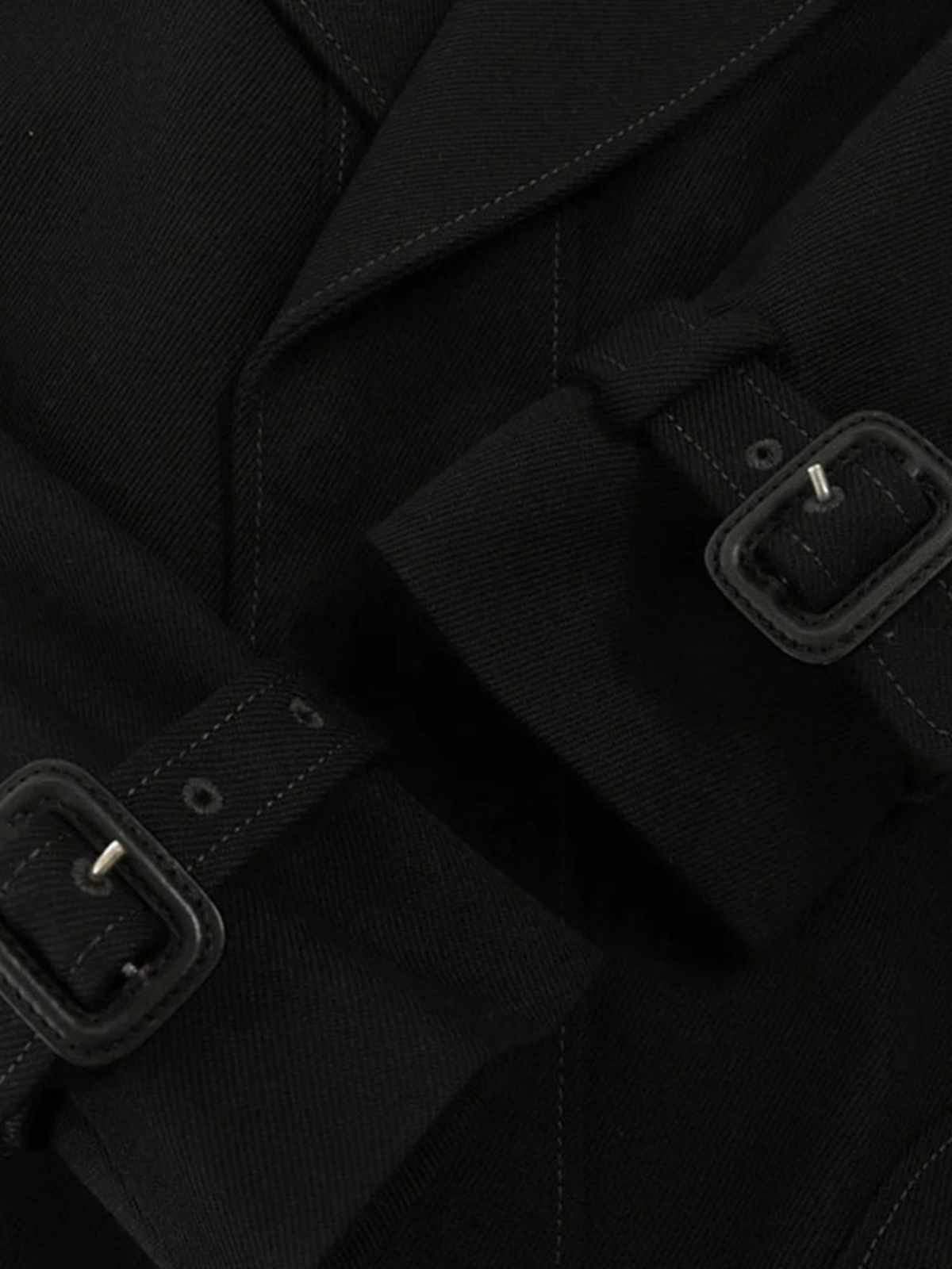 Maison Martin Margiela AW 2015 Black Wool Long Coat
