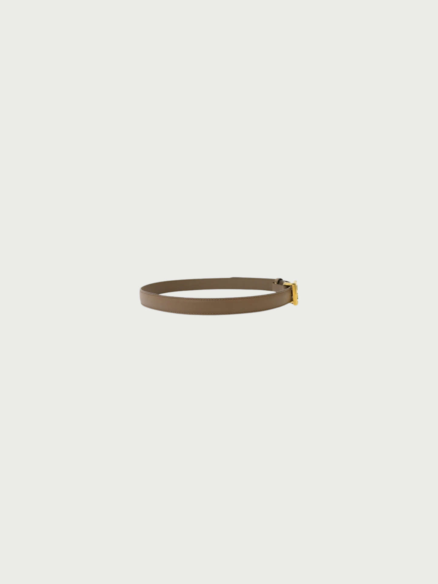 Fendi 2000s Graige Leather FF Logo Belt