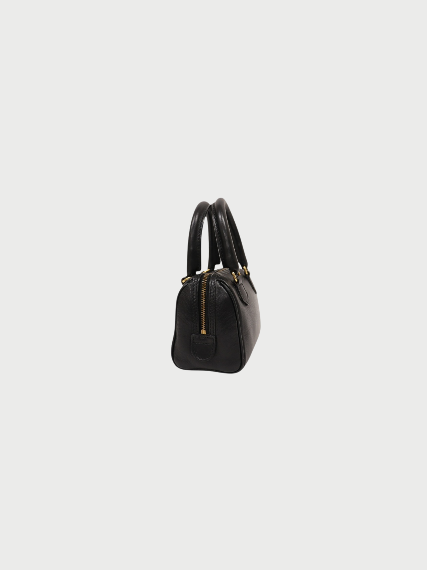 Celine 2020s Black Leather Mini 2Way Bag
