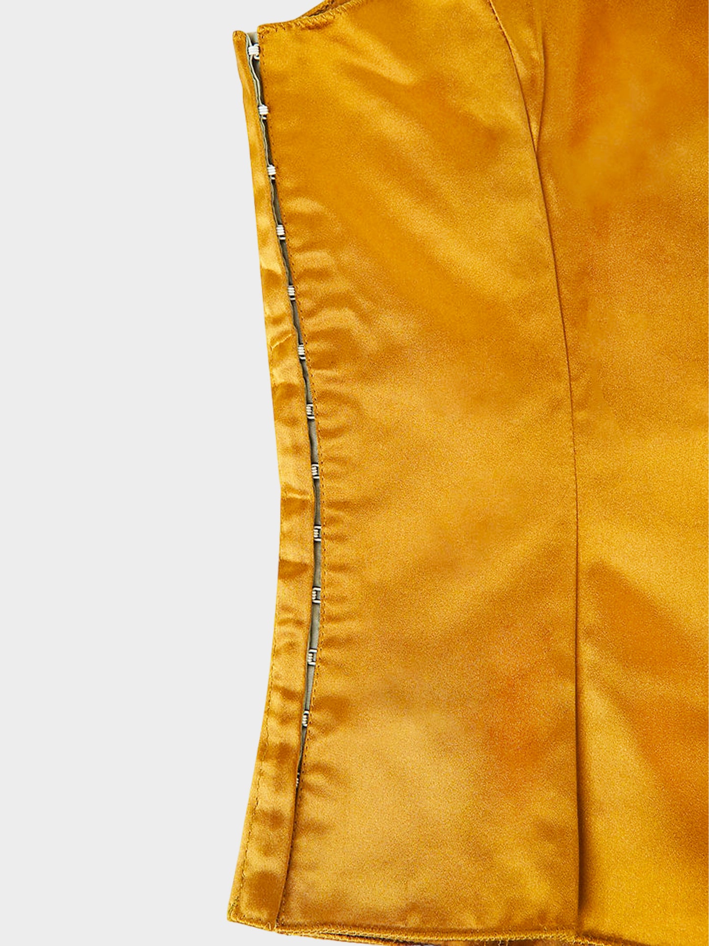 Miu Miu SS 1998 Gold Silk Satin Corset
