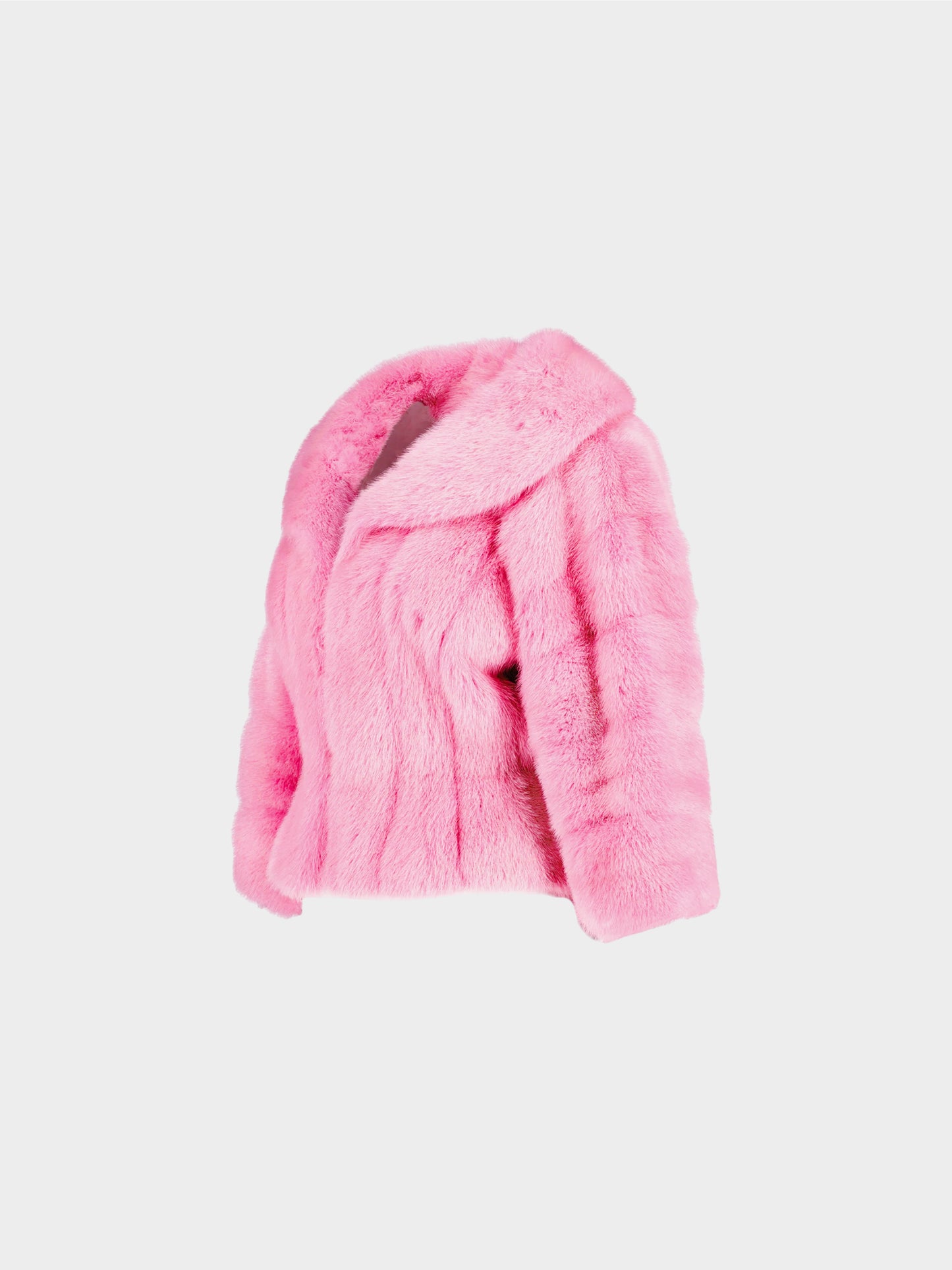 Christian Dior by John Galliano 2004 Pink Mink Fur Jacket