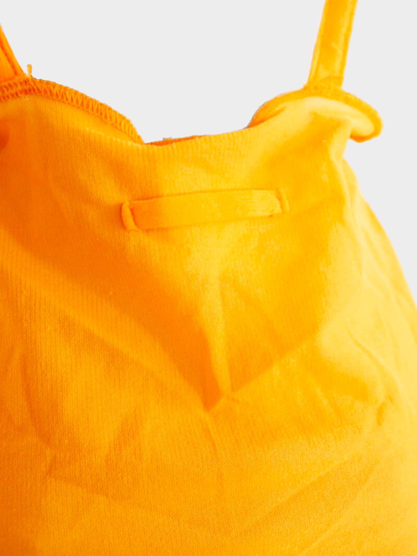 Jean Paul Gaultier Early 2000s Archival Orange Wrap-Around Dress