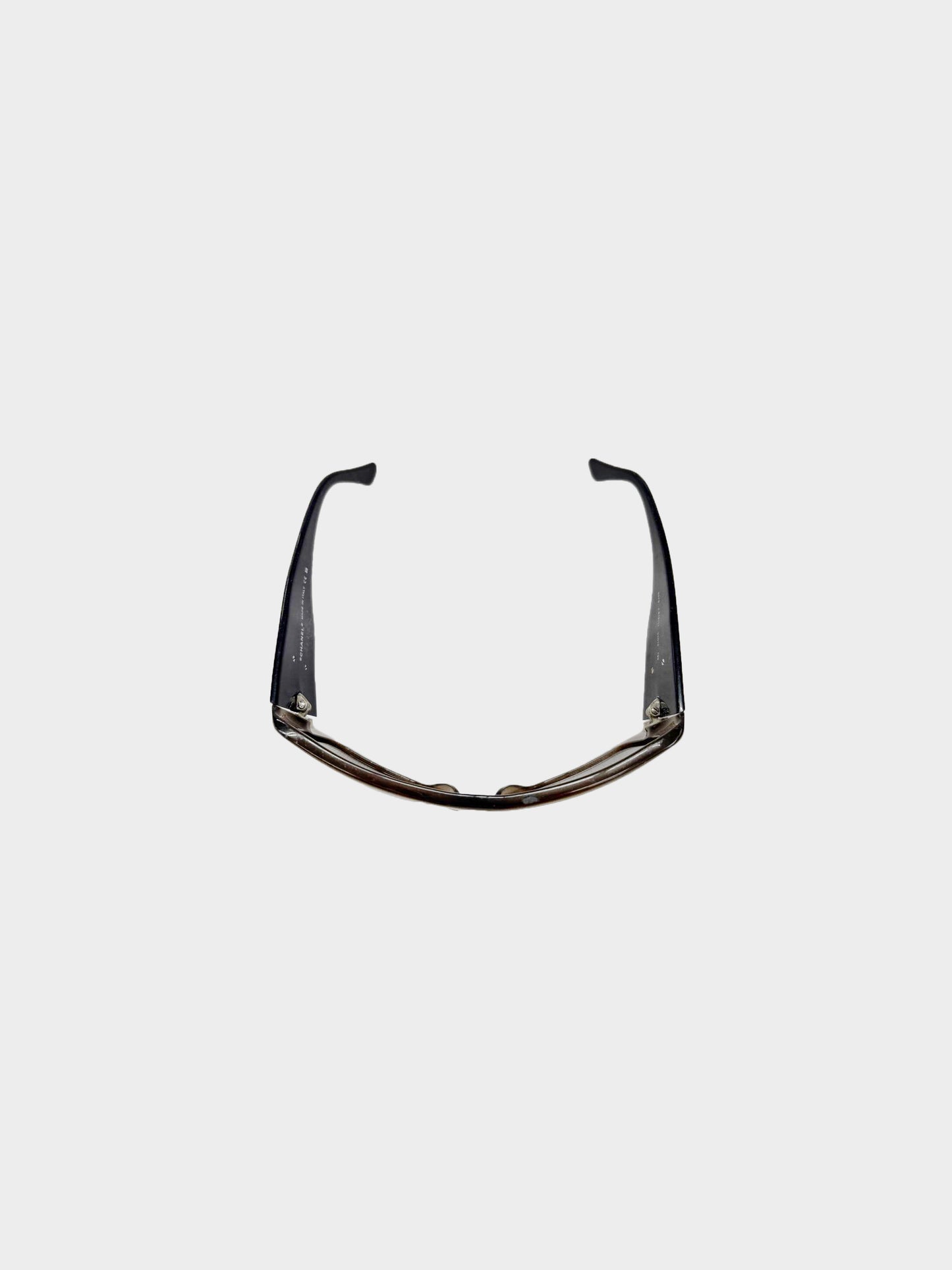 Chanel 2000s Black and Brown 5079 Sunglasses