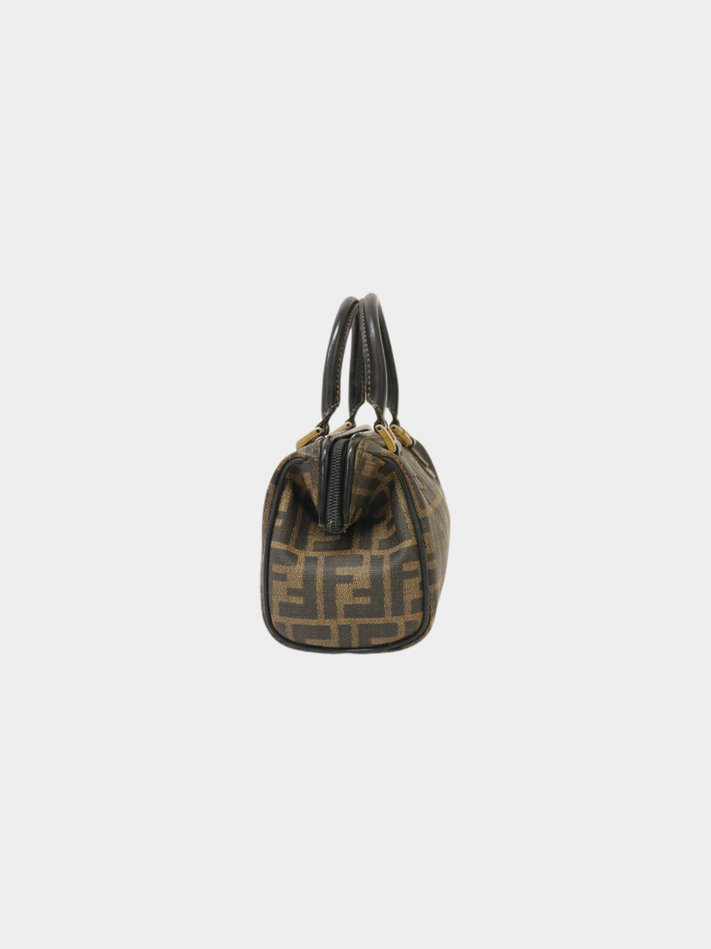 Fendi 2000s Brown Zucca Mini Handbag