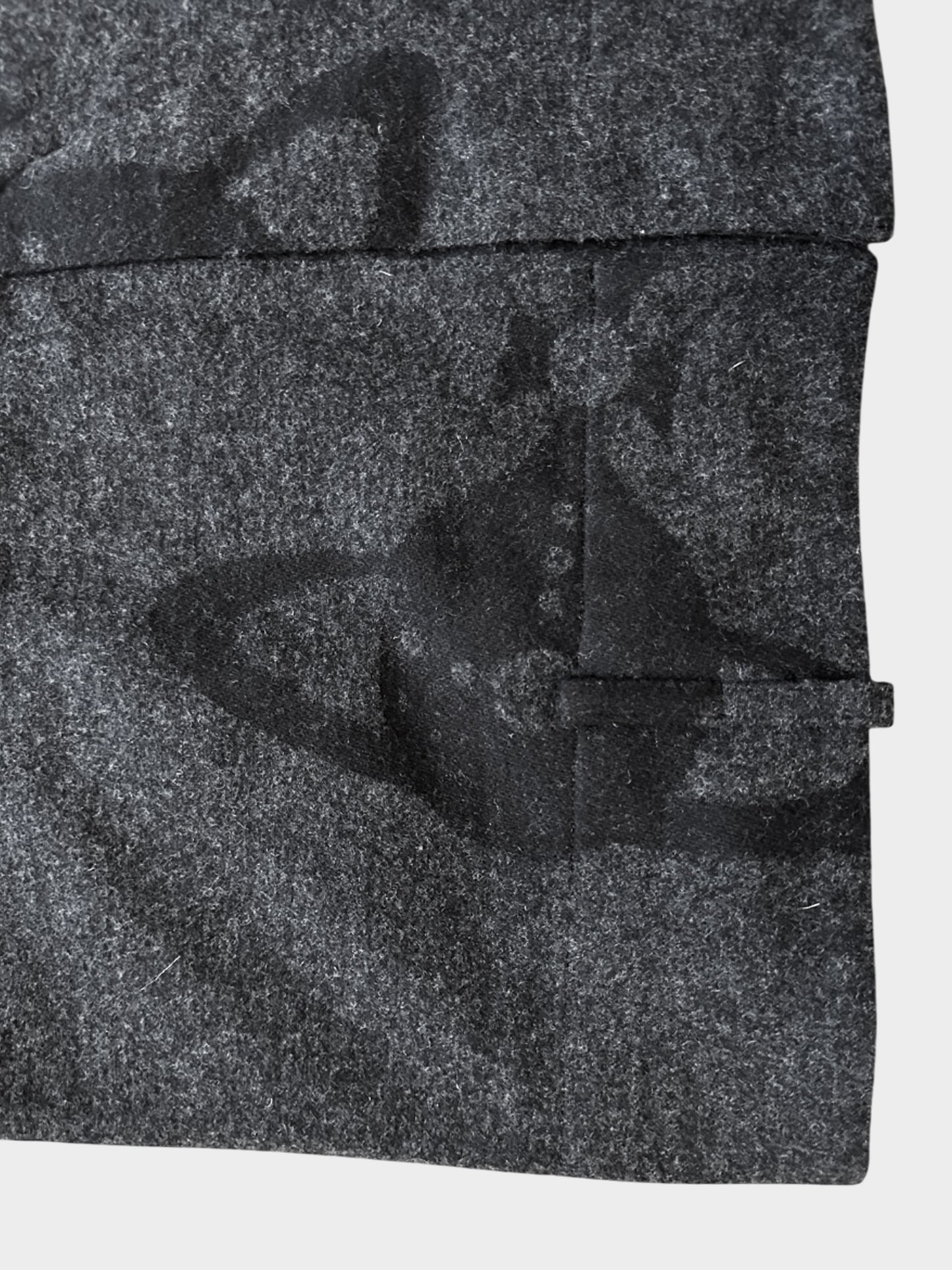 Vivienne Westwood 2000s Dark Grey Orb logo Print Mini Skirt
