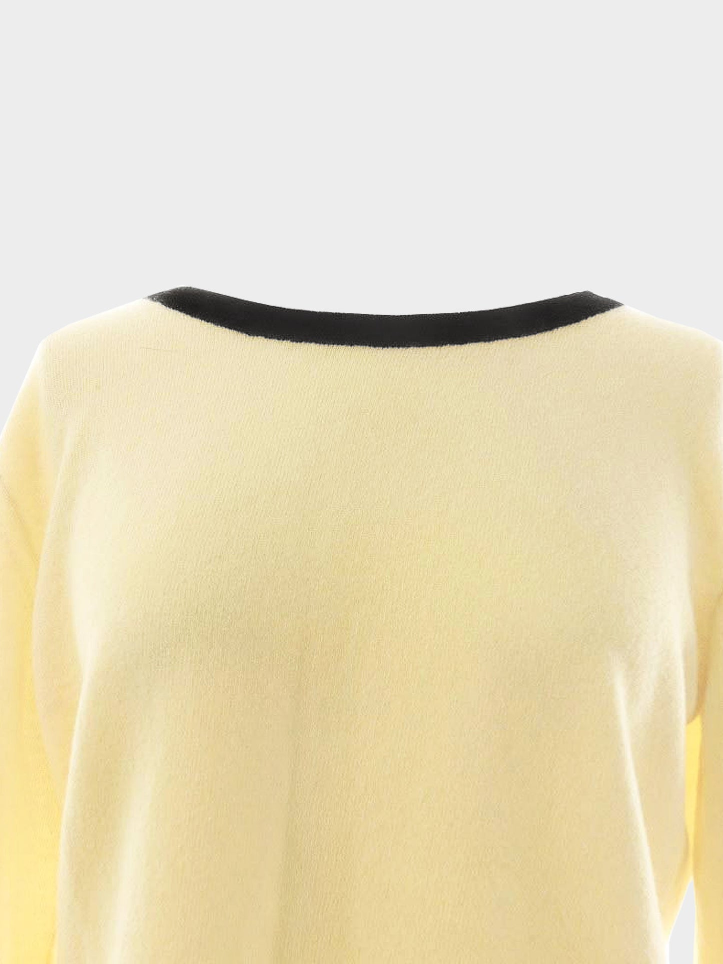 Chanel Fall 2002 Beige Cashmere Pull-over Knit Sweater