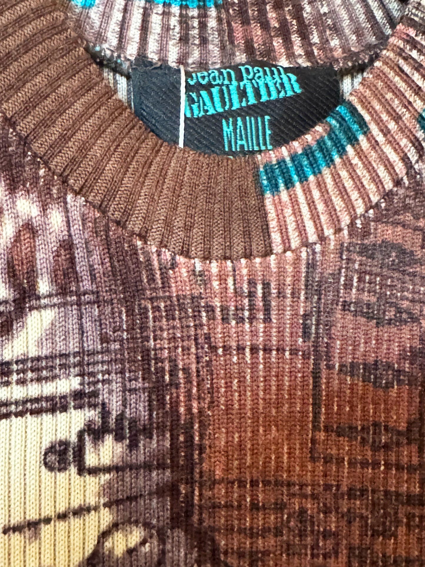 Jean Paul Gaultier 1995 Fuzzi Cyber Virtual Reality Top