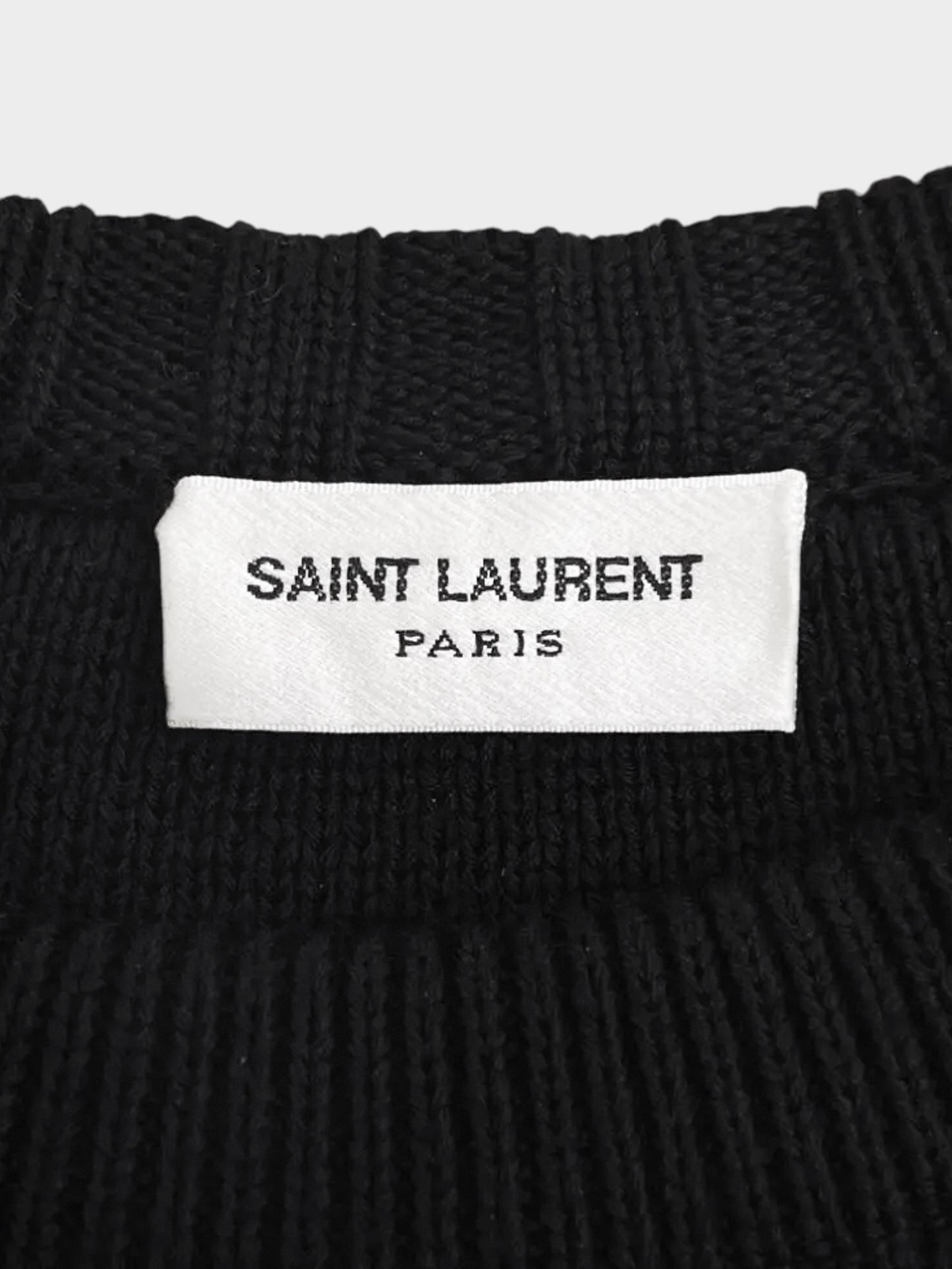 Saint Laurent 2019 Black and White Striped Sweater