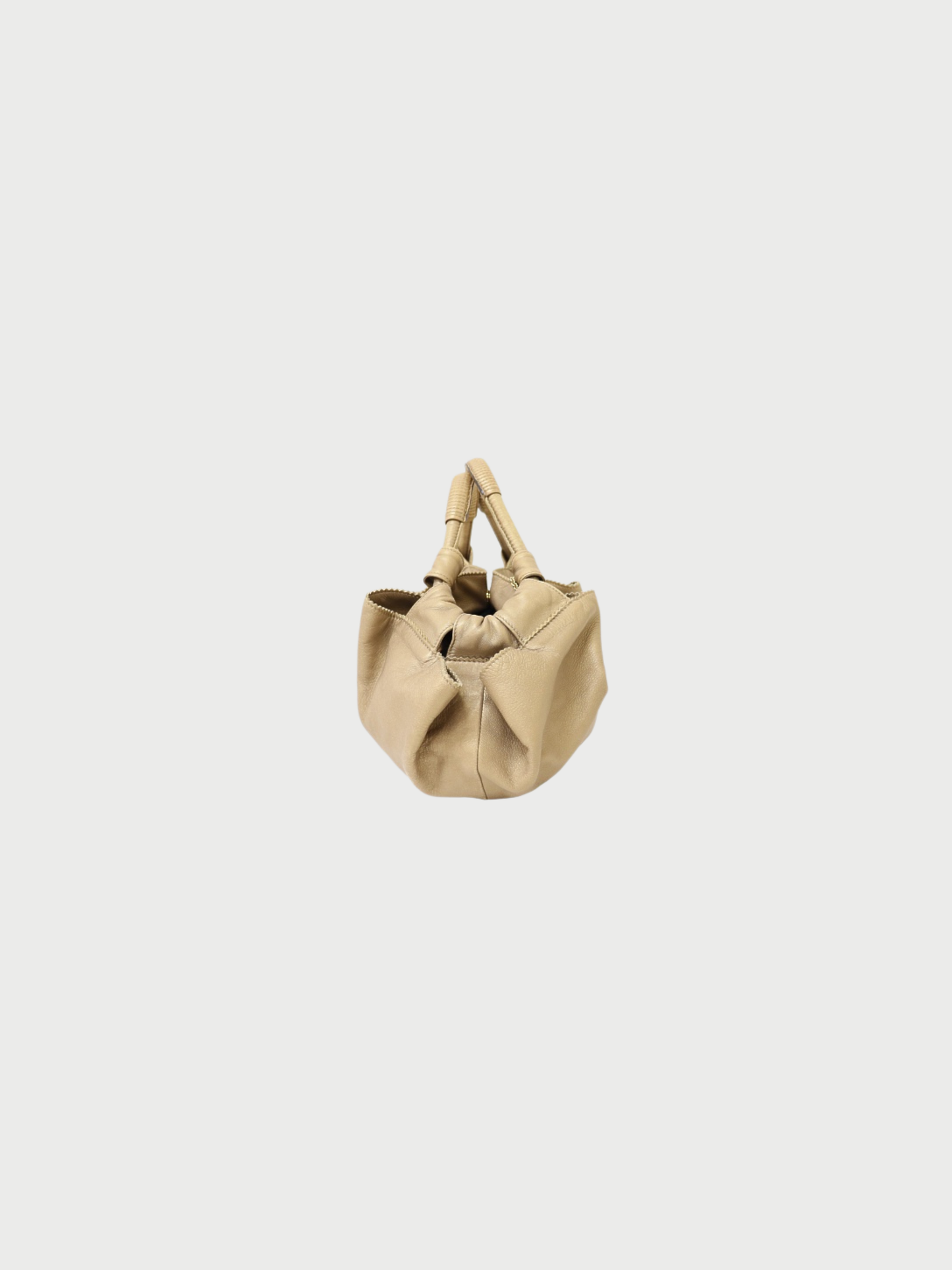 Loewe 2000s Gold Nappa Leather Nappa Aire Bag