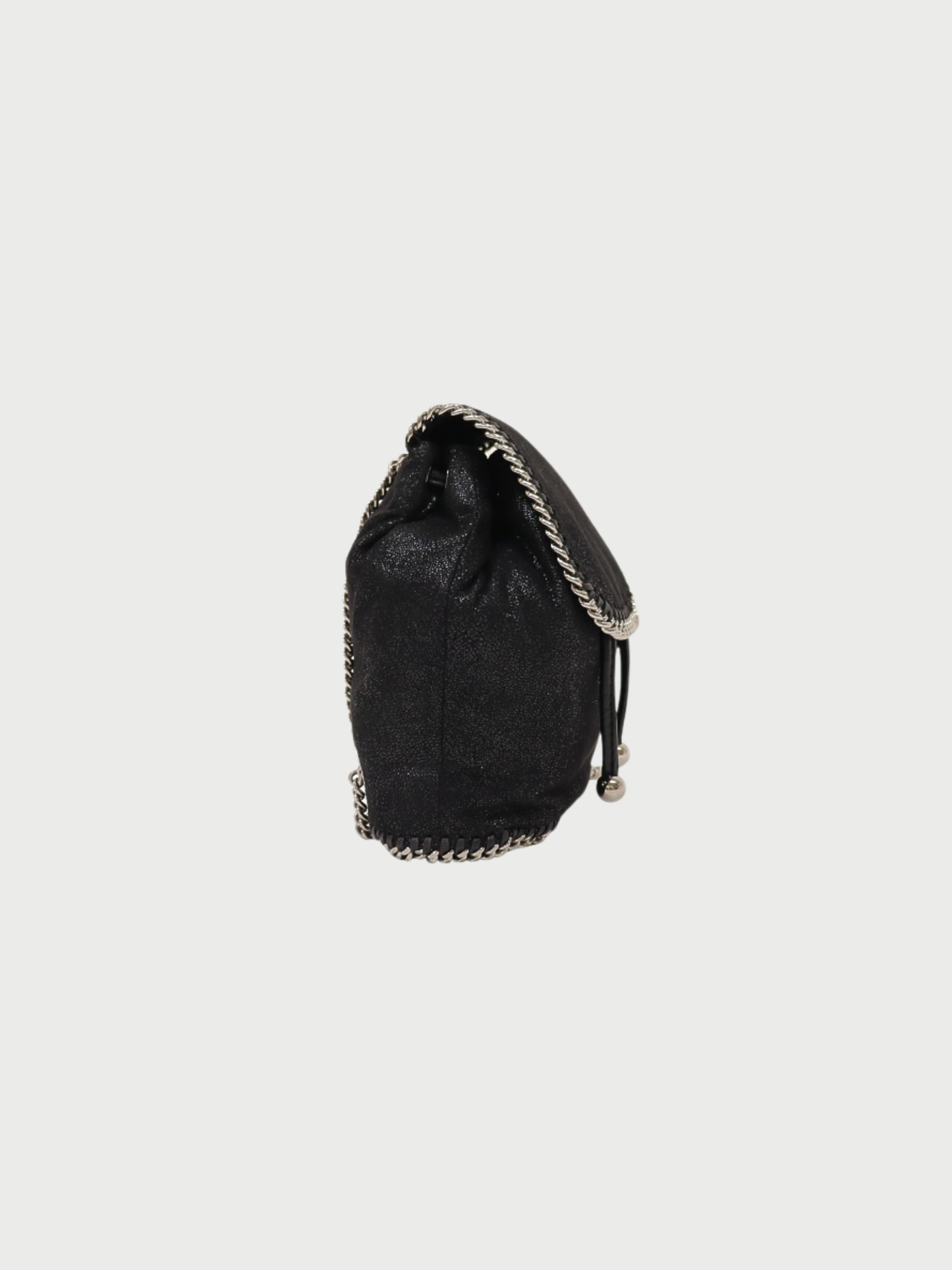 Stella McCartney 2017 Black Vegetarian Leather Falabella Backpack