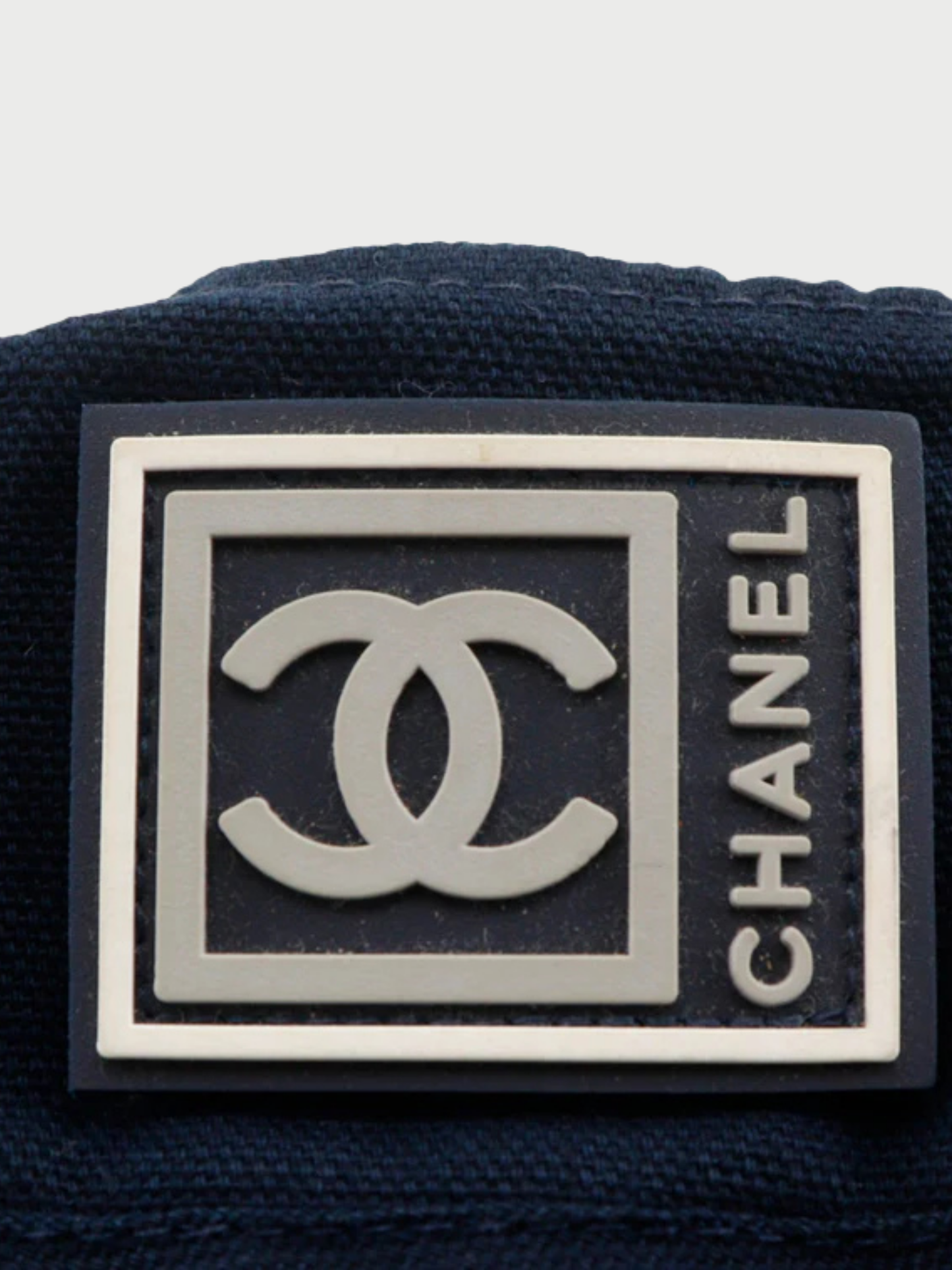 Chanel 2000s Navy Cotton COCO Mark Sports Line Hat