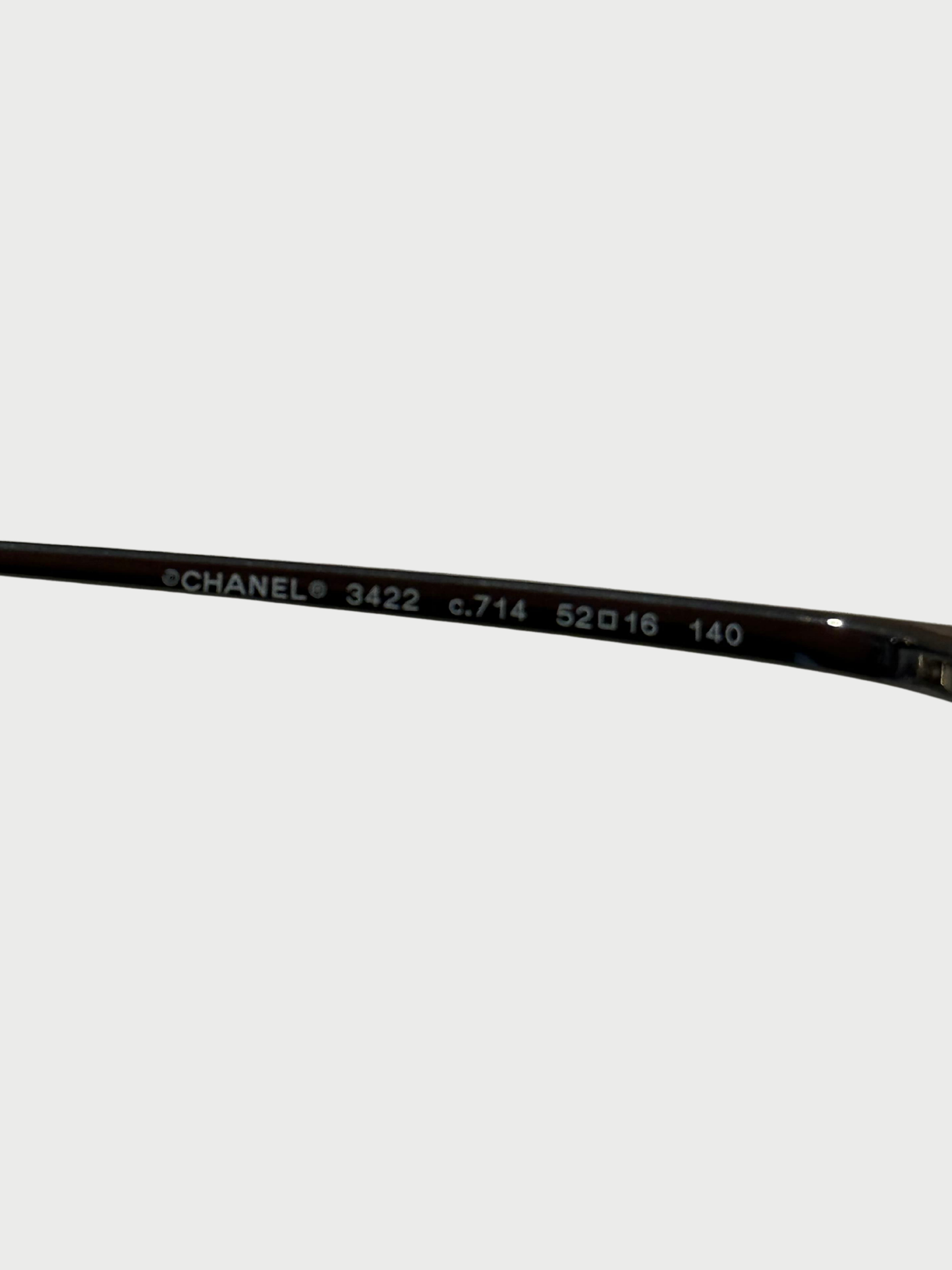 Chanel 2020s Dark Havana Acetate Butterfly Optical Frames