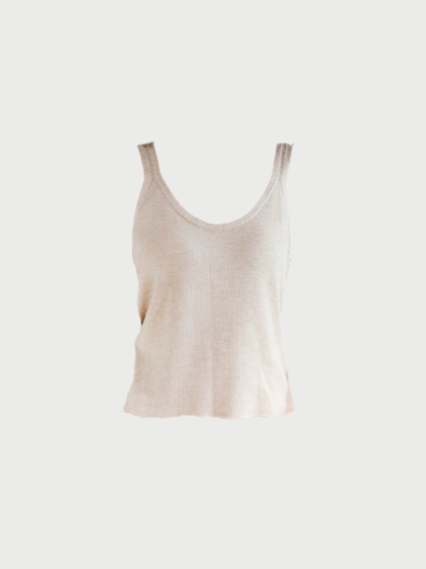 Chanel 1999 Beige Cashmere Silk Ensemble Set