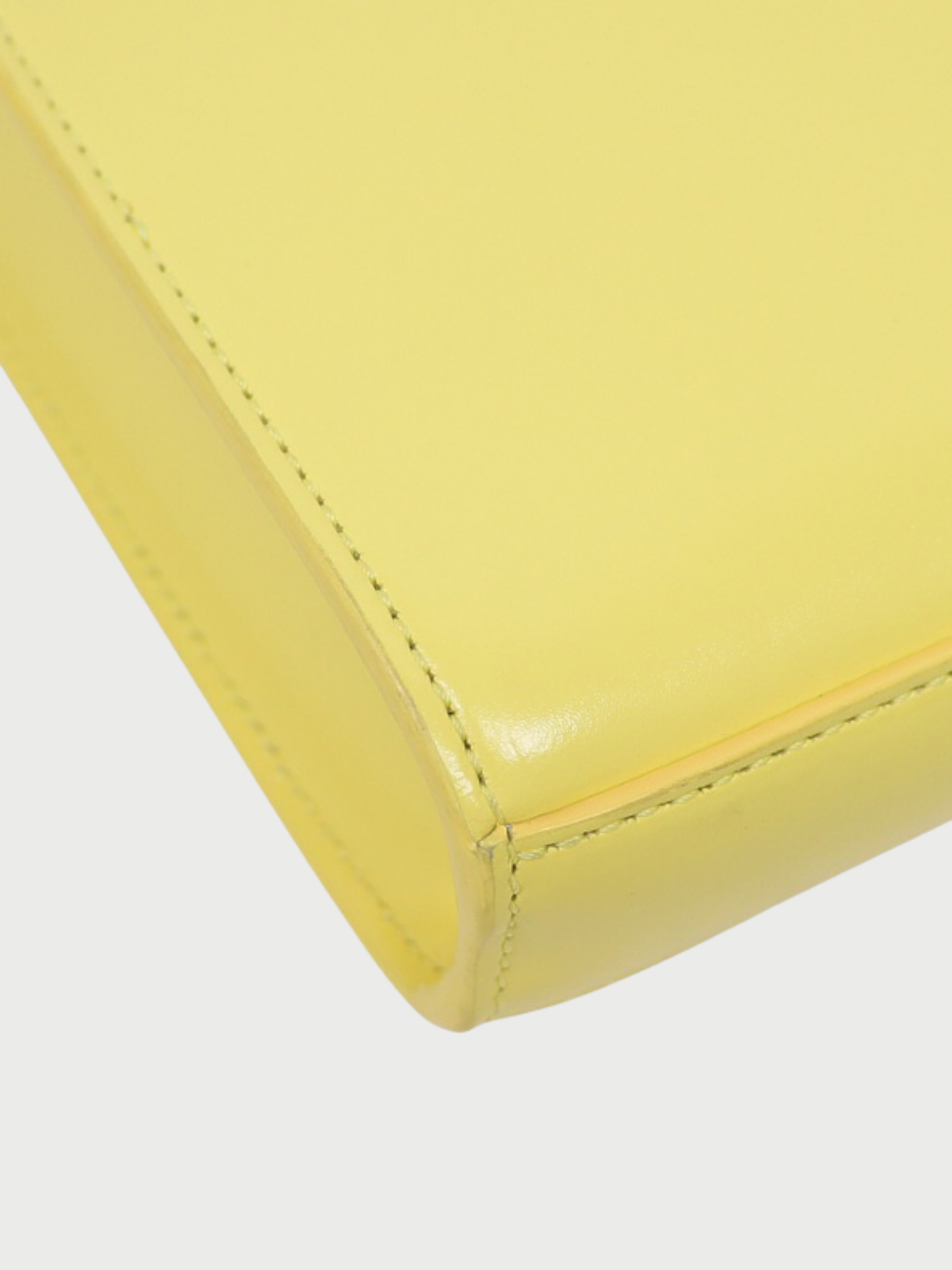 Jil Sander 2018 Yellow Leather Tangle Crossbody Bag