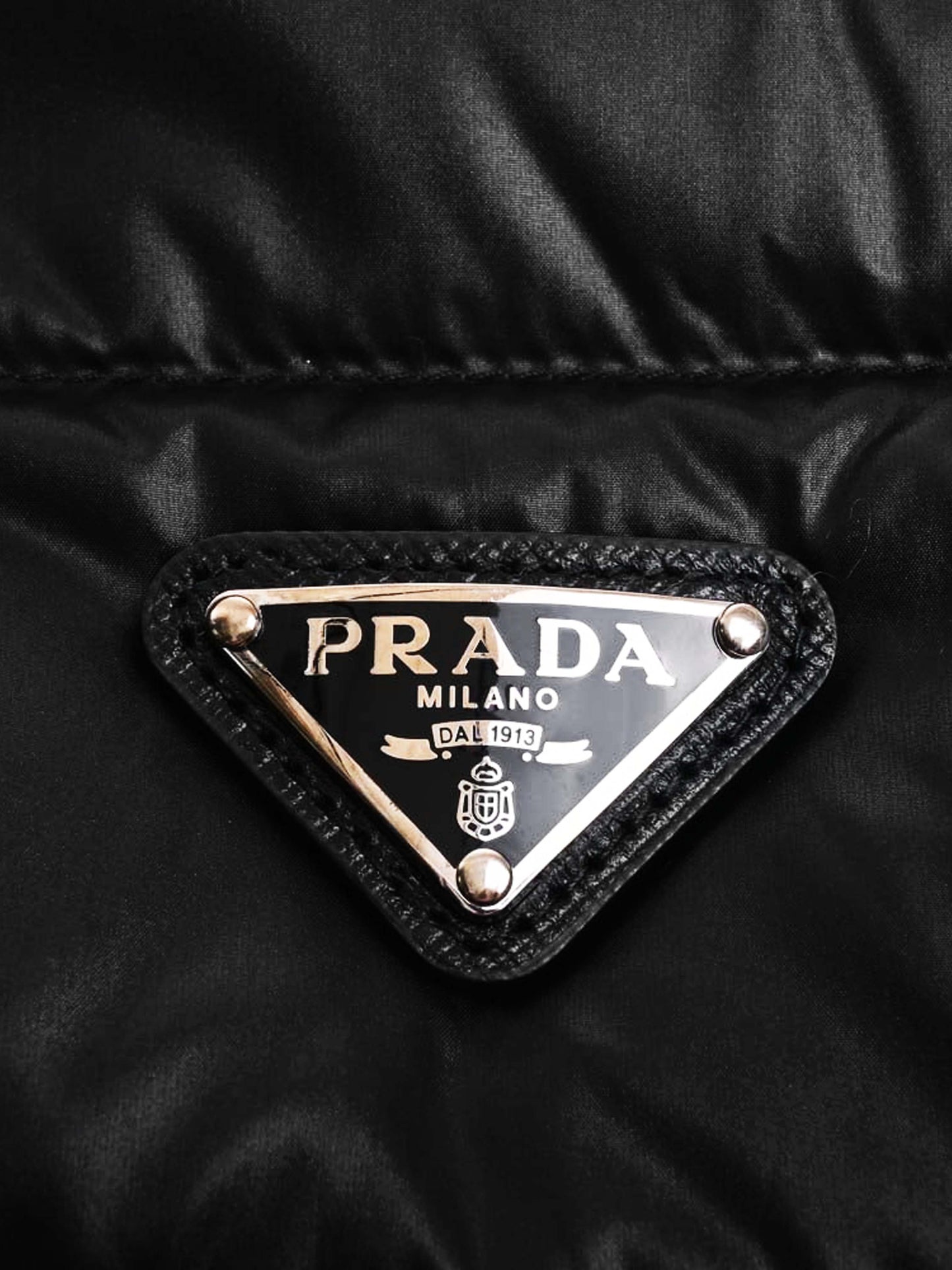 Prada Sport 2000s Black Nylon Gabardine Padded Vest