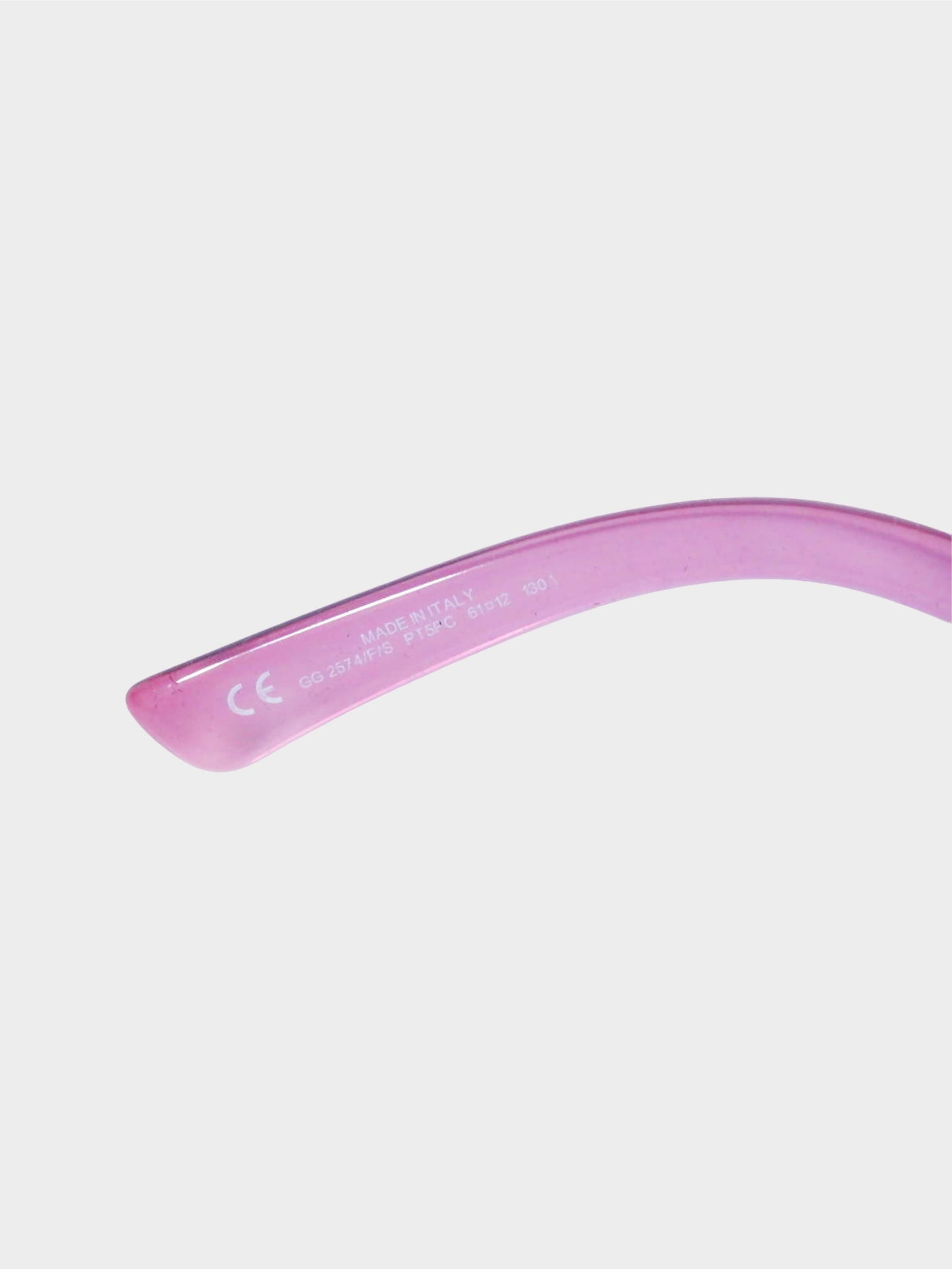Gucci 1990s Purple GG Horsebit Sunglasses