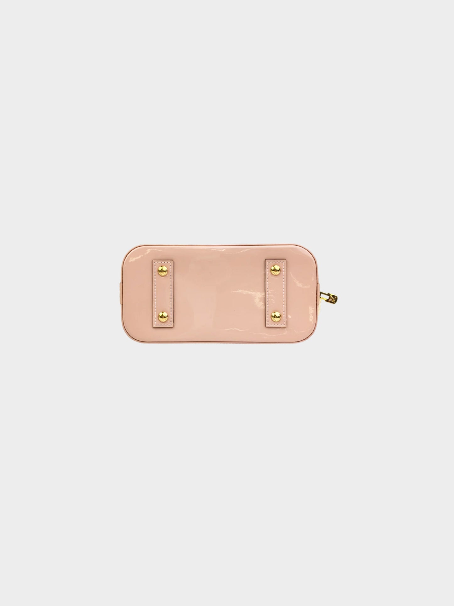 Louis Vuitton 2018 Pink Monogram Vernis Flowers Alma BB Bag