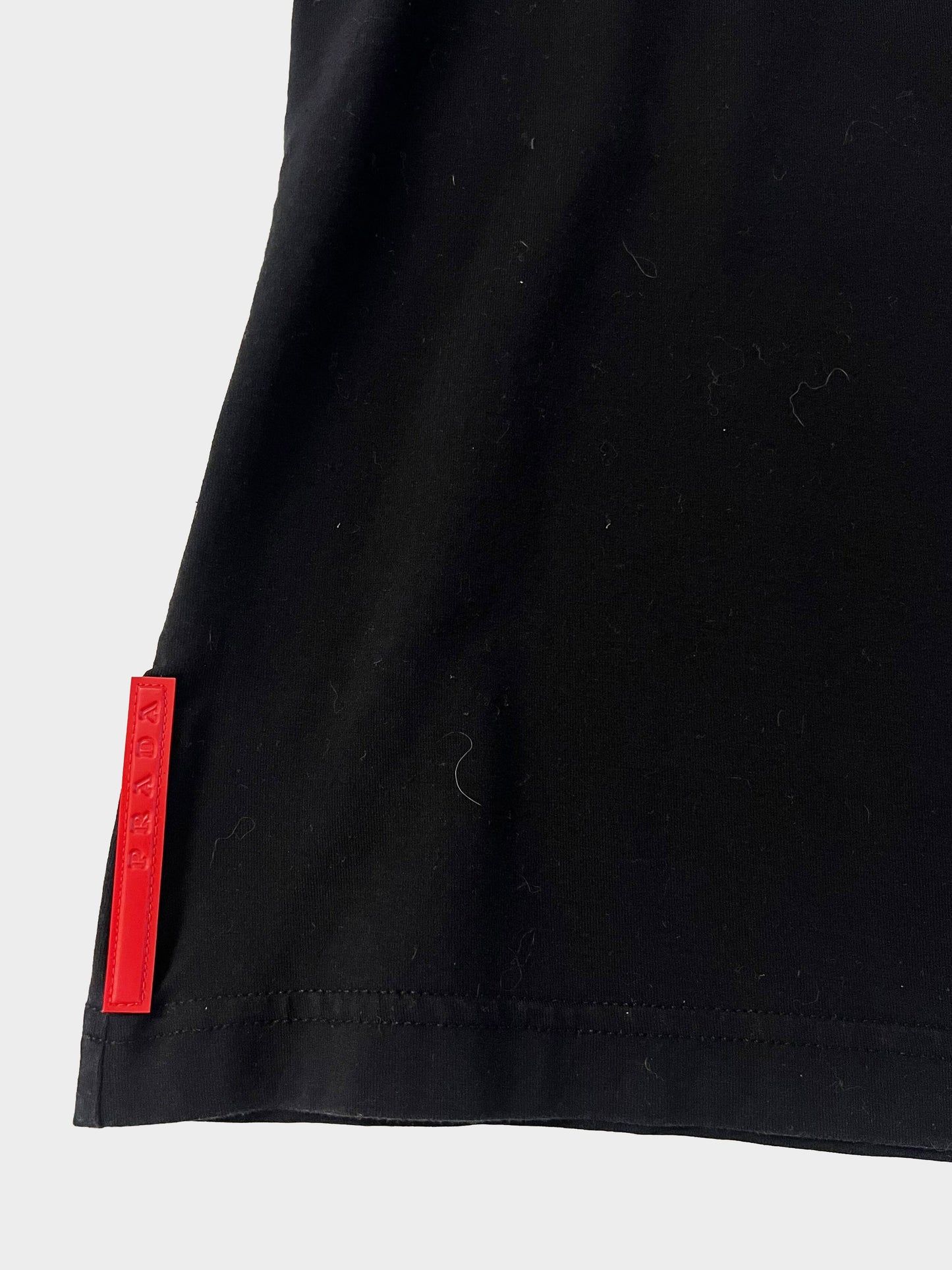 Prada Sport 2000s Black Quarter Zip Shirt