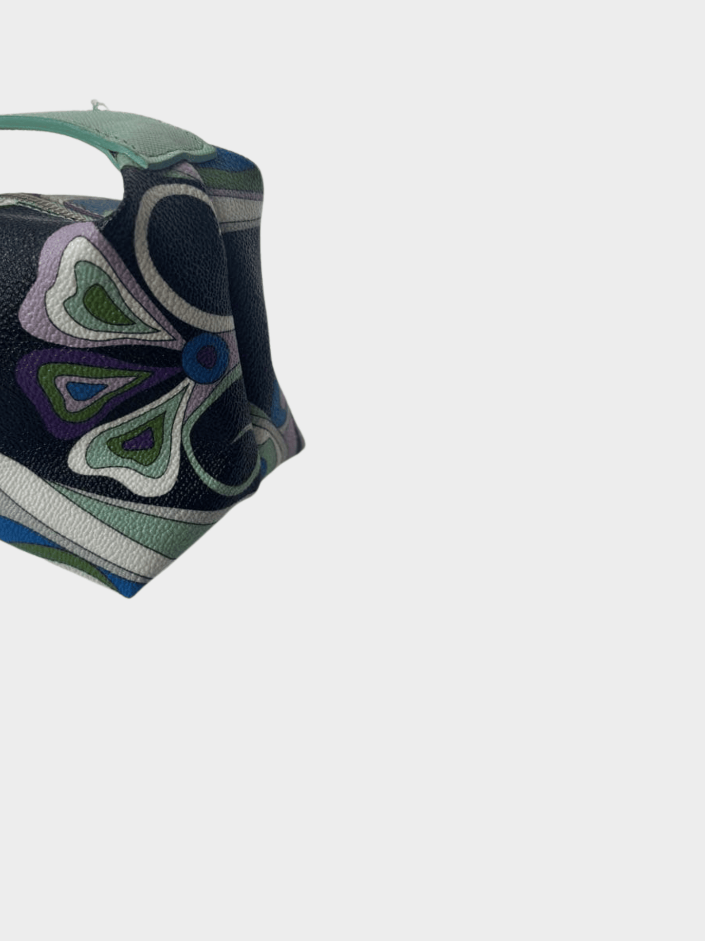 Emilio Pucci 2000s Printed Leather Mini Bag
