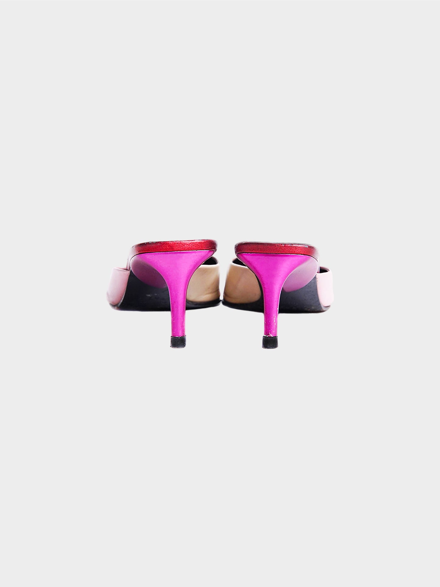 Miu Miu SS 2000 Lightning Heeled Mules
