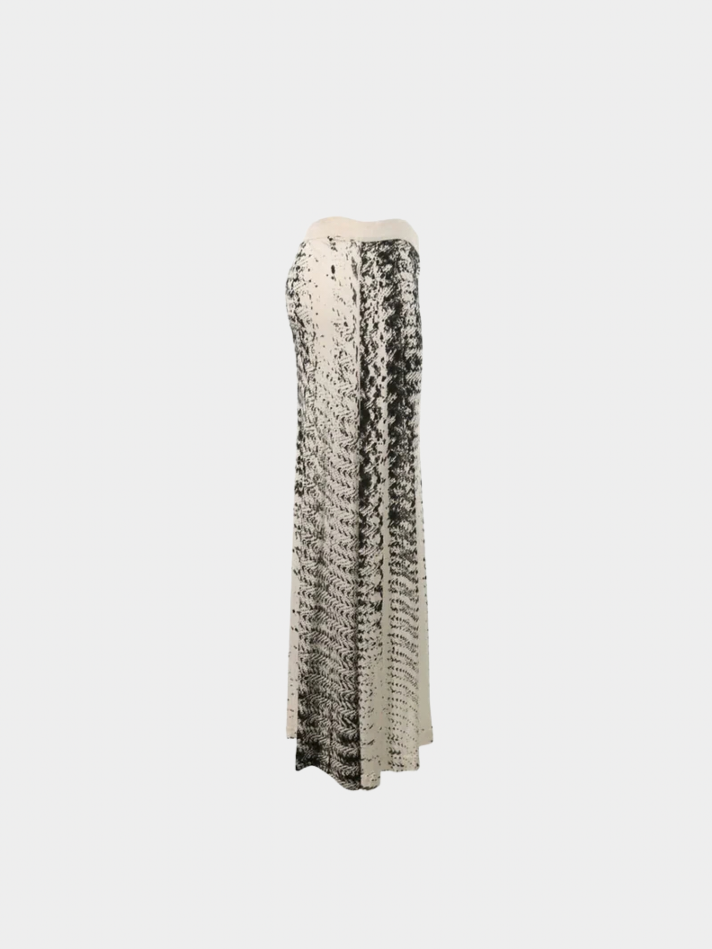 Maison Martin Margiela SS 1999 White Black Rayon Skirt