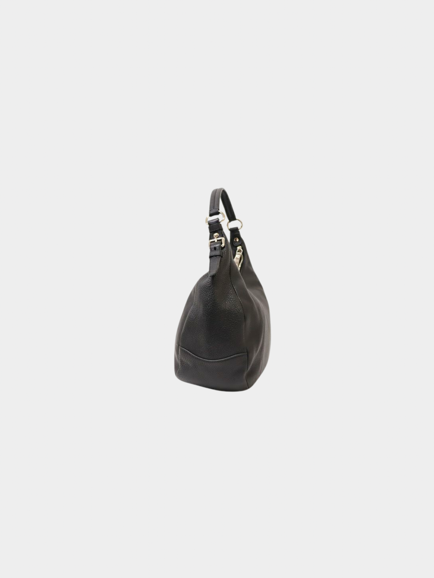 Prada 2000s Black Vitello Daino Shoulder Bag